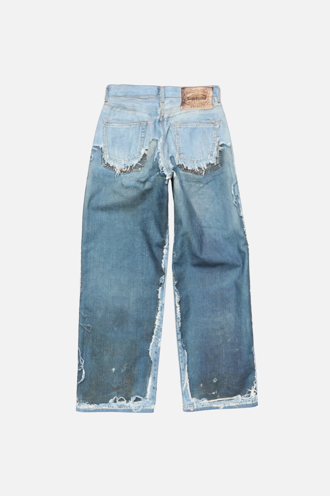 Acne Studios ჯინსი 1981, დახეული ეფექტით