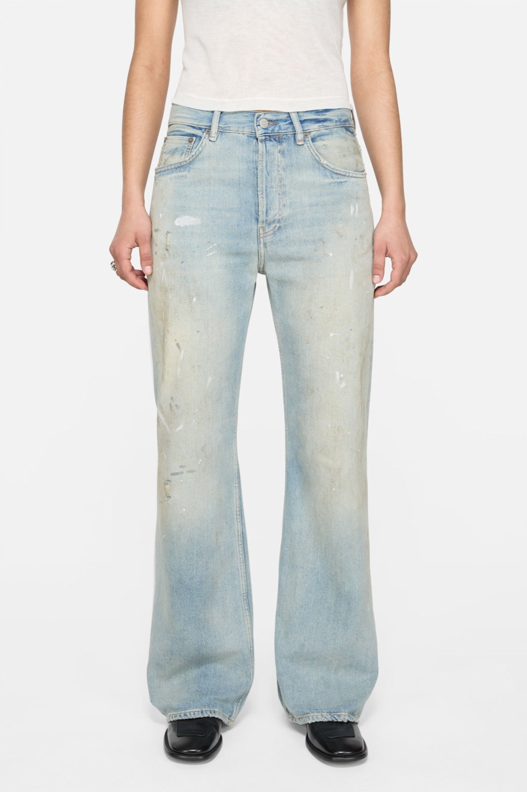 Acne Studios ჯინსი 2021F, საღებავის ლაქებით