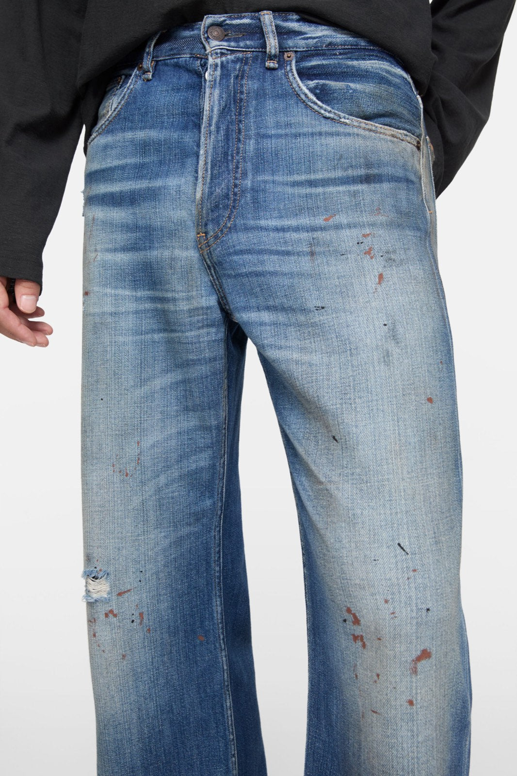 Acne Studios ფართო ჯინსი 2021M Trafalgar
