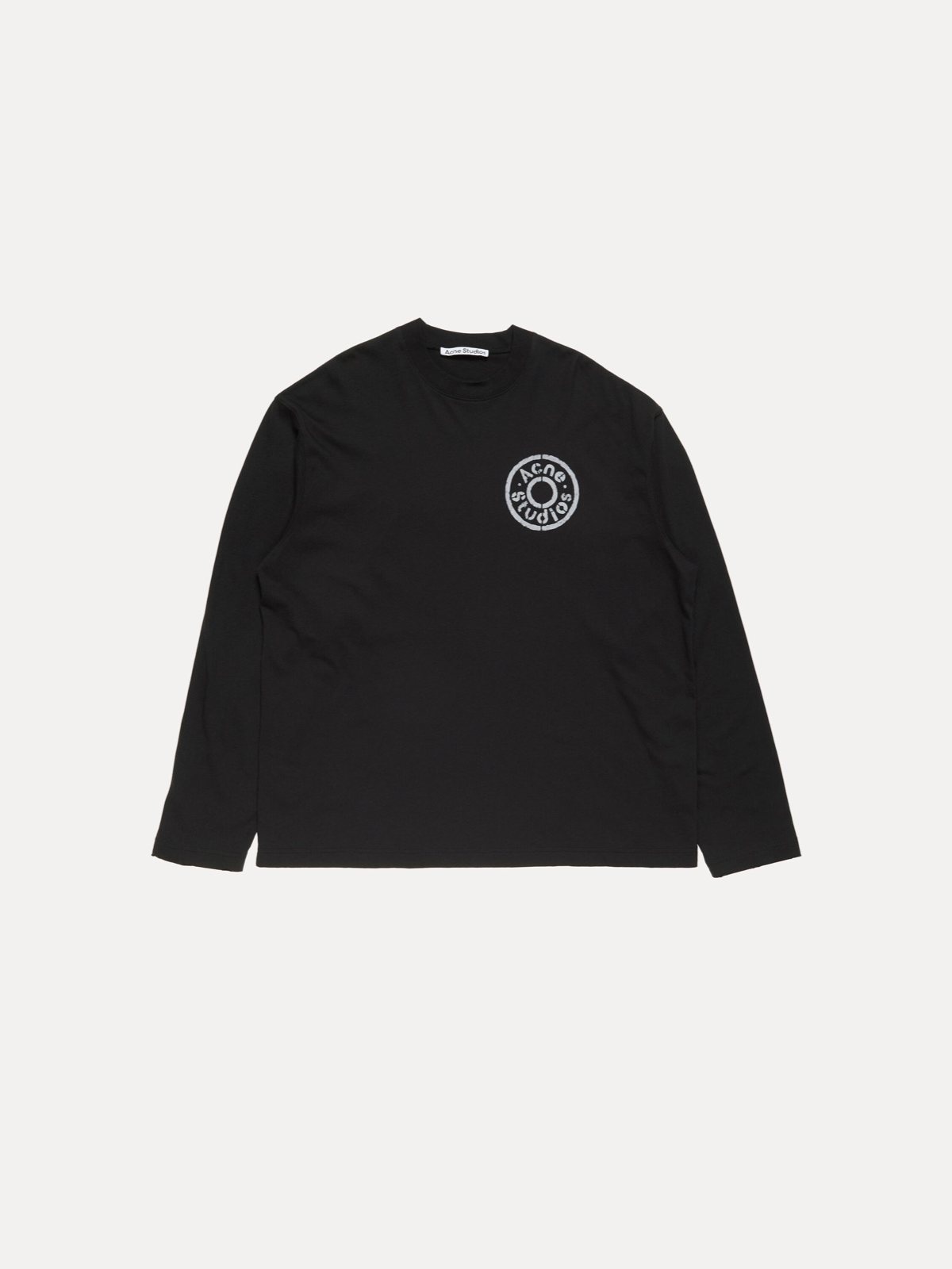 Acne Studios გრძელსახელოიანი მაისური ლოგოთი