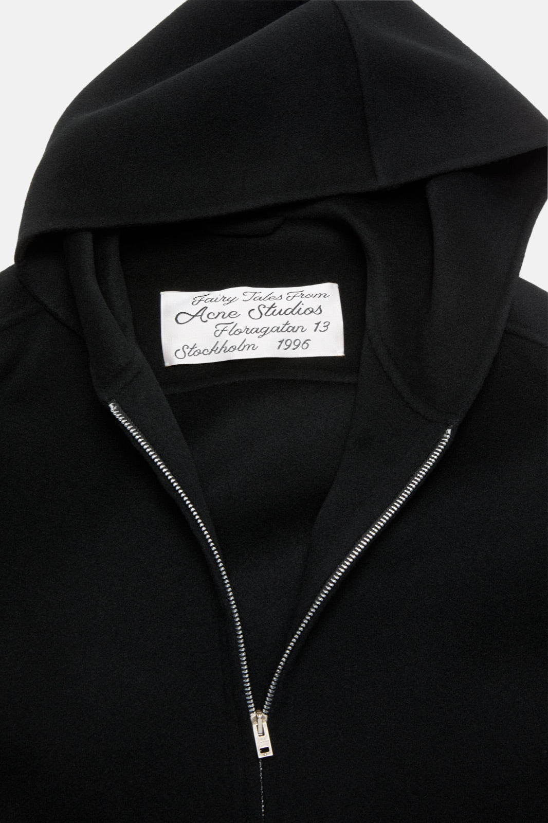 Acne Studios ქაშმირის ქურთუკი კაპიუშონით