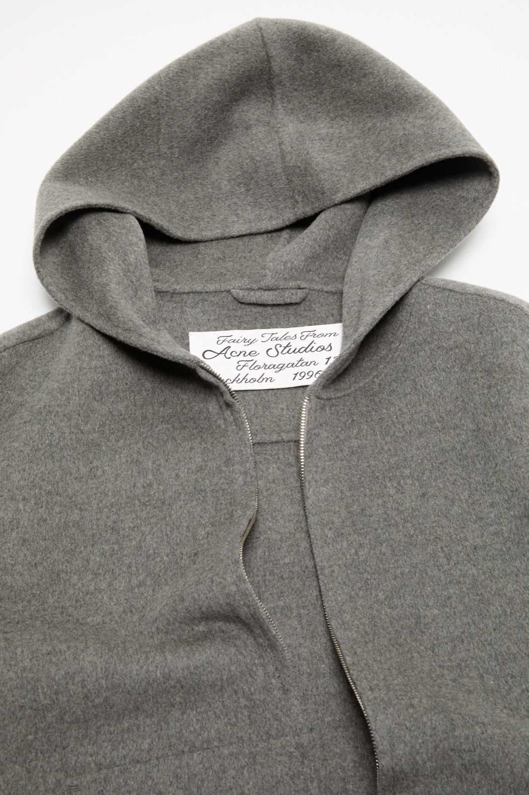 Acne Studios ქაშმირის ქურთუკი კაპიუშონით