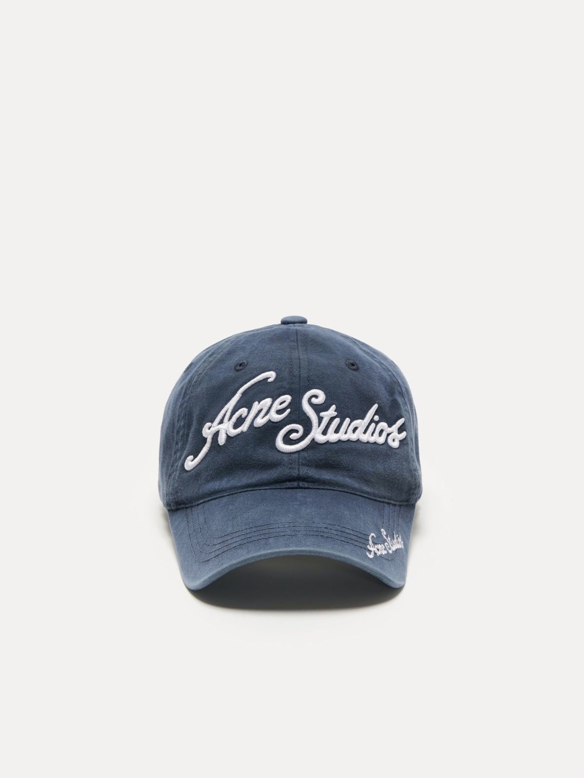 Acne Studios ბამბის კეპი ნაქარგი ლოგოთი