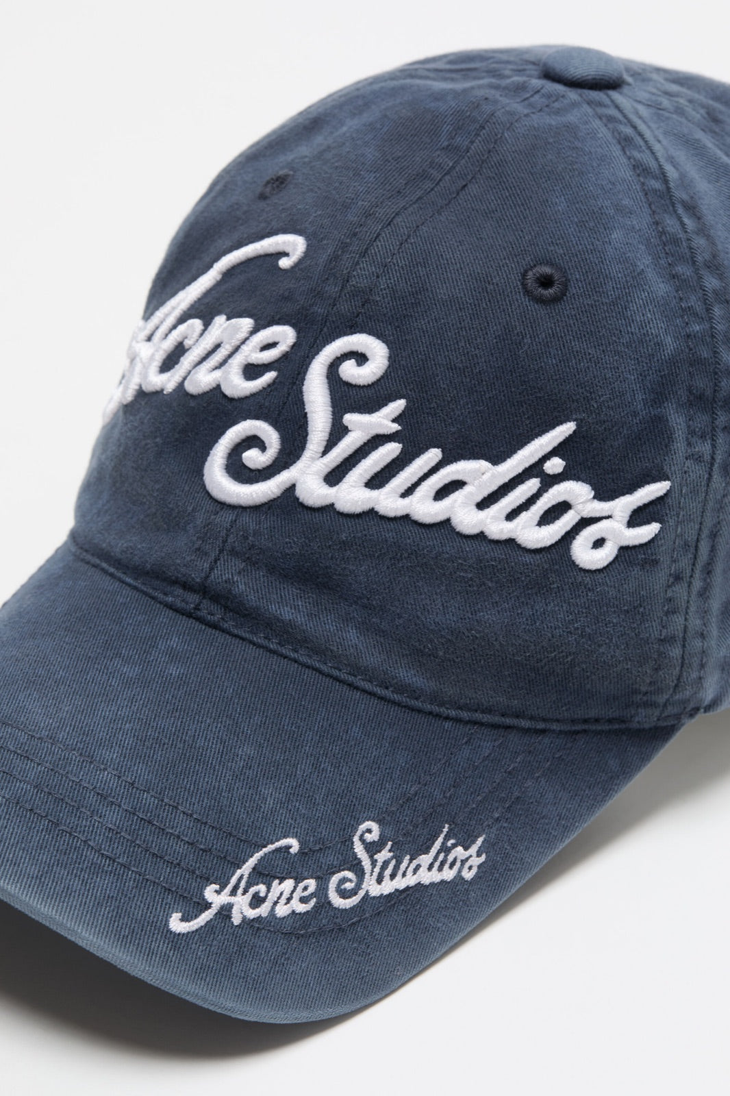 Acne Studios ბამბის კეპი ნაქარგი ლოგოთი