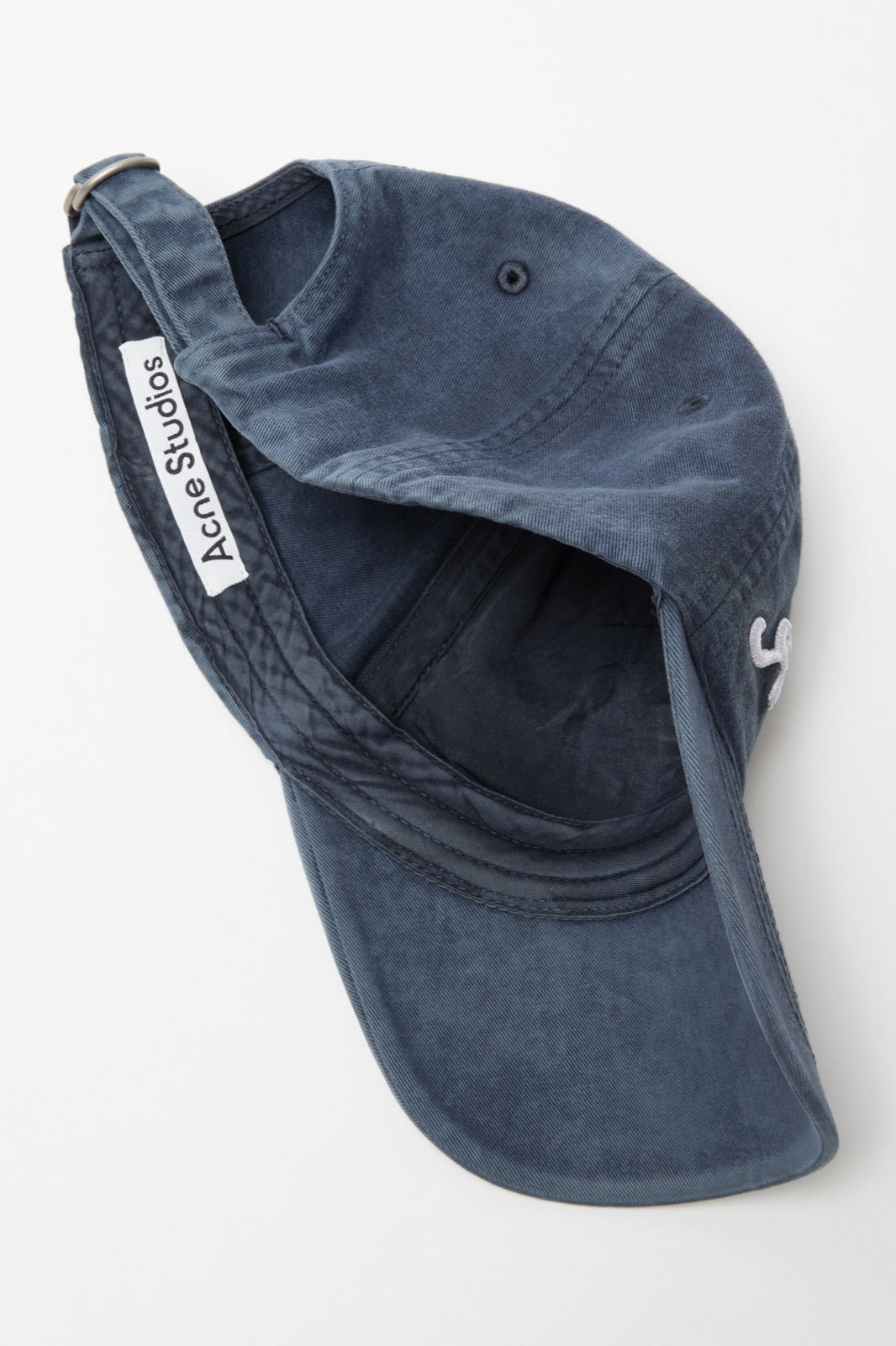Acne Studios ბამბის კეპი ნაქარგი ლოგოთი