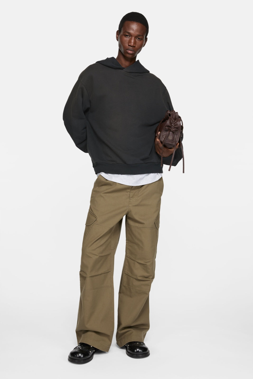 Acne Studios ჰუდი ლოგოთი ზურგზე