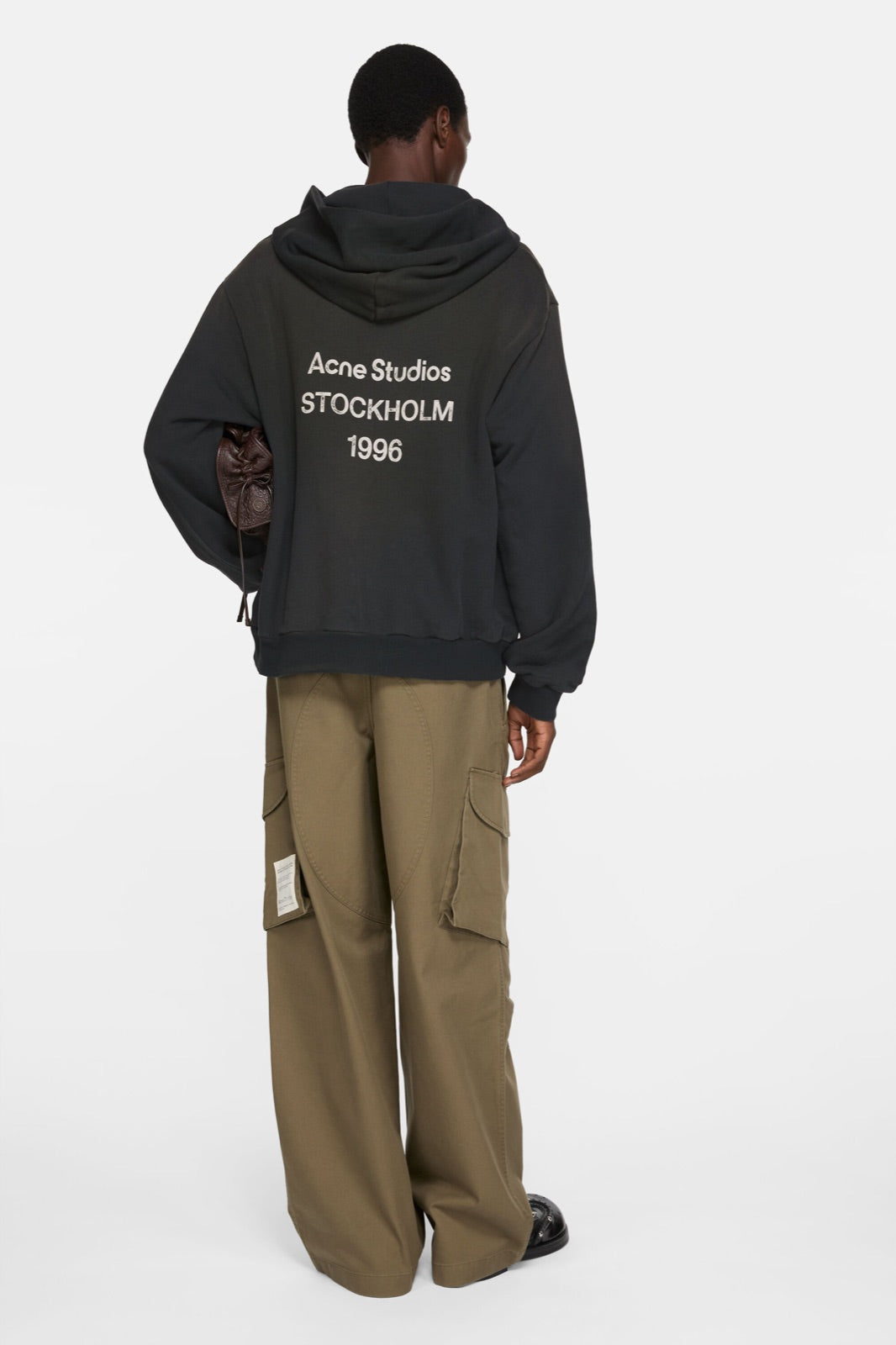Acne Studios ჰუდი ლოგოთი ზურგზე