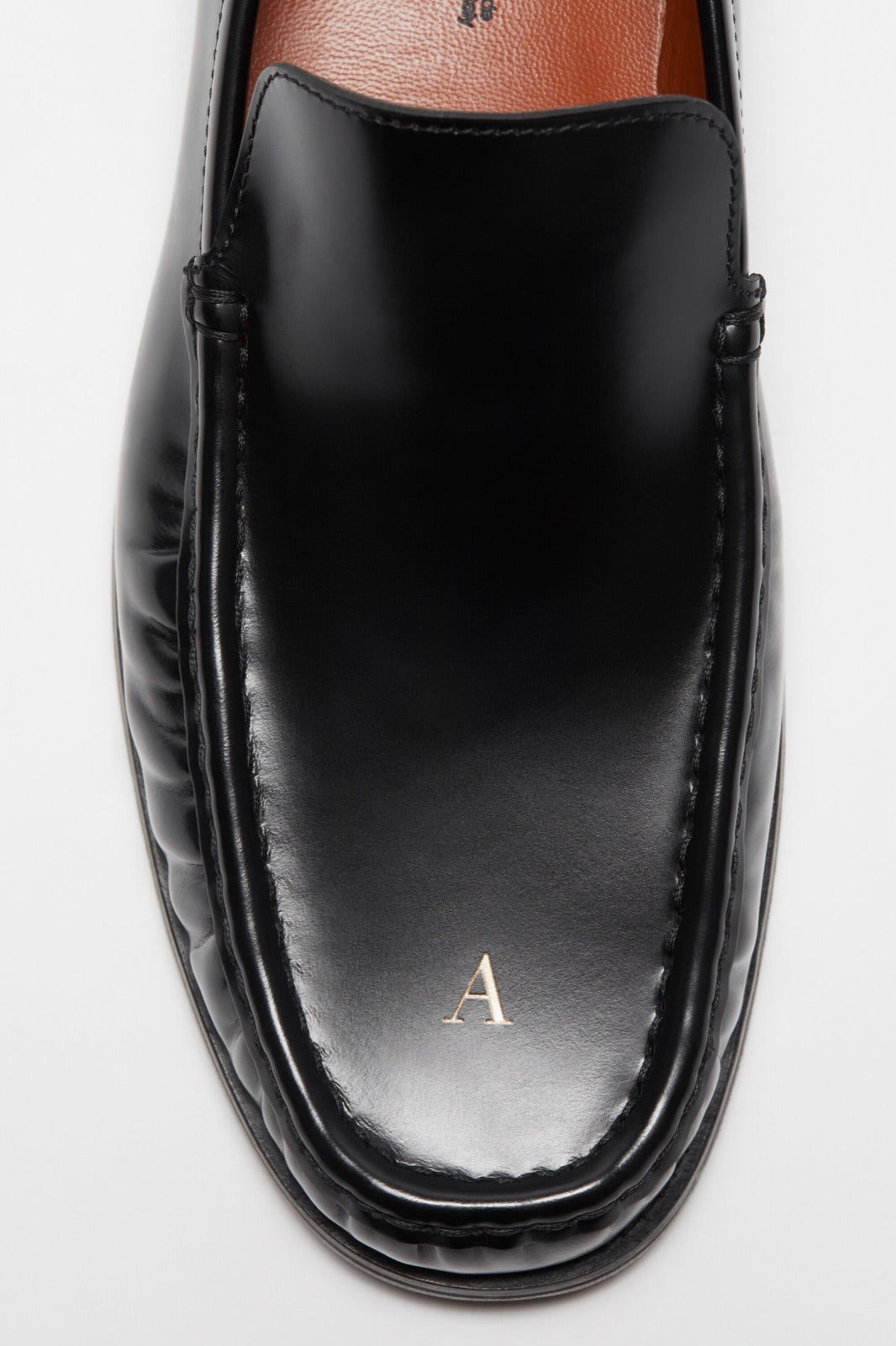 Acne Studios ტყავის ლოფერები A S