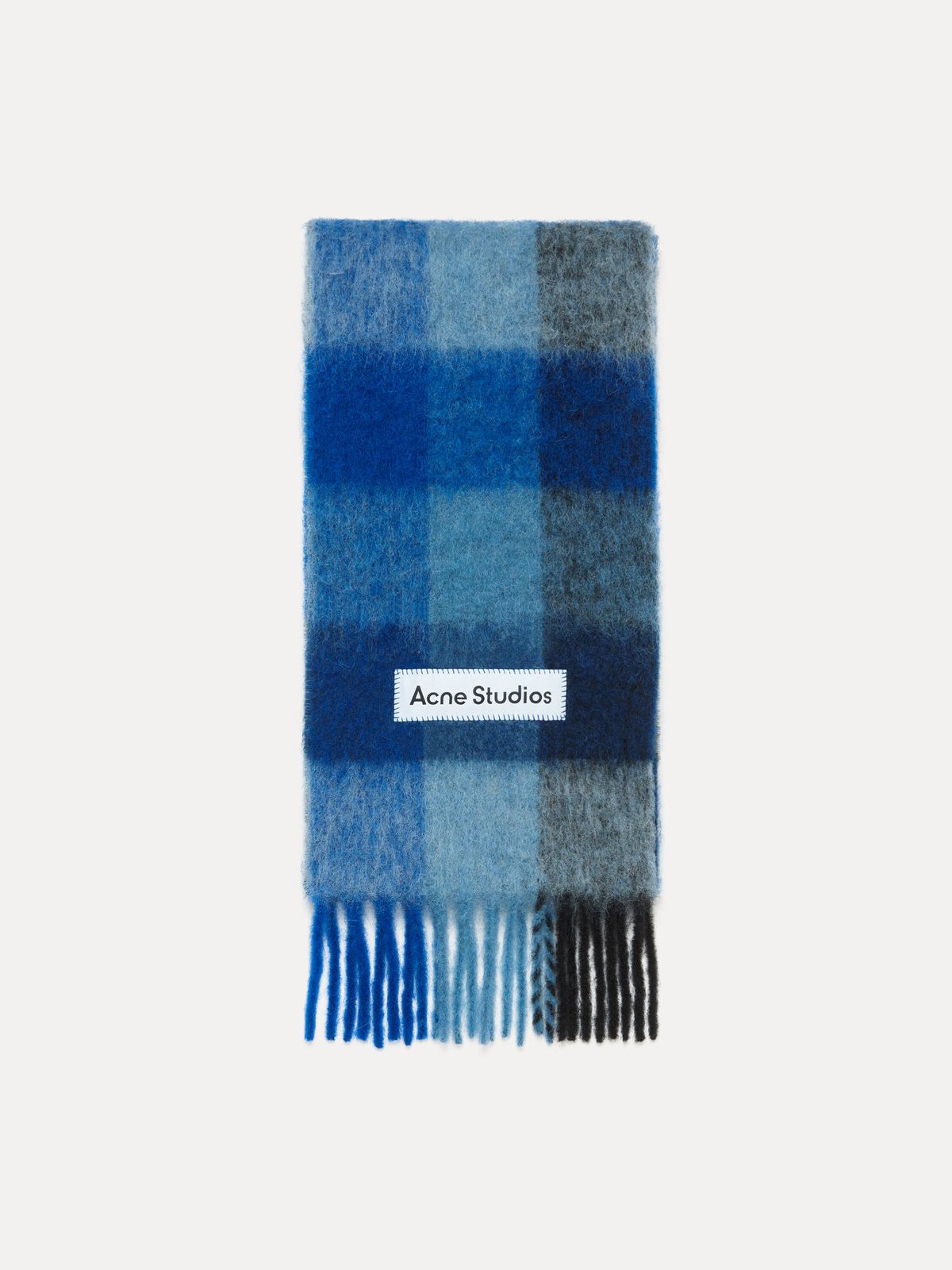 Acne Studios მოჰერის შარფი უჯრით