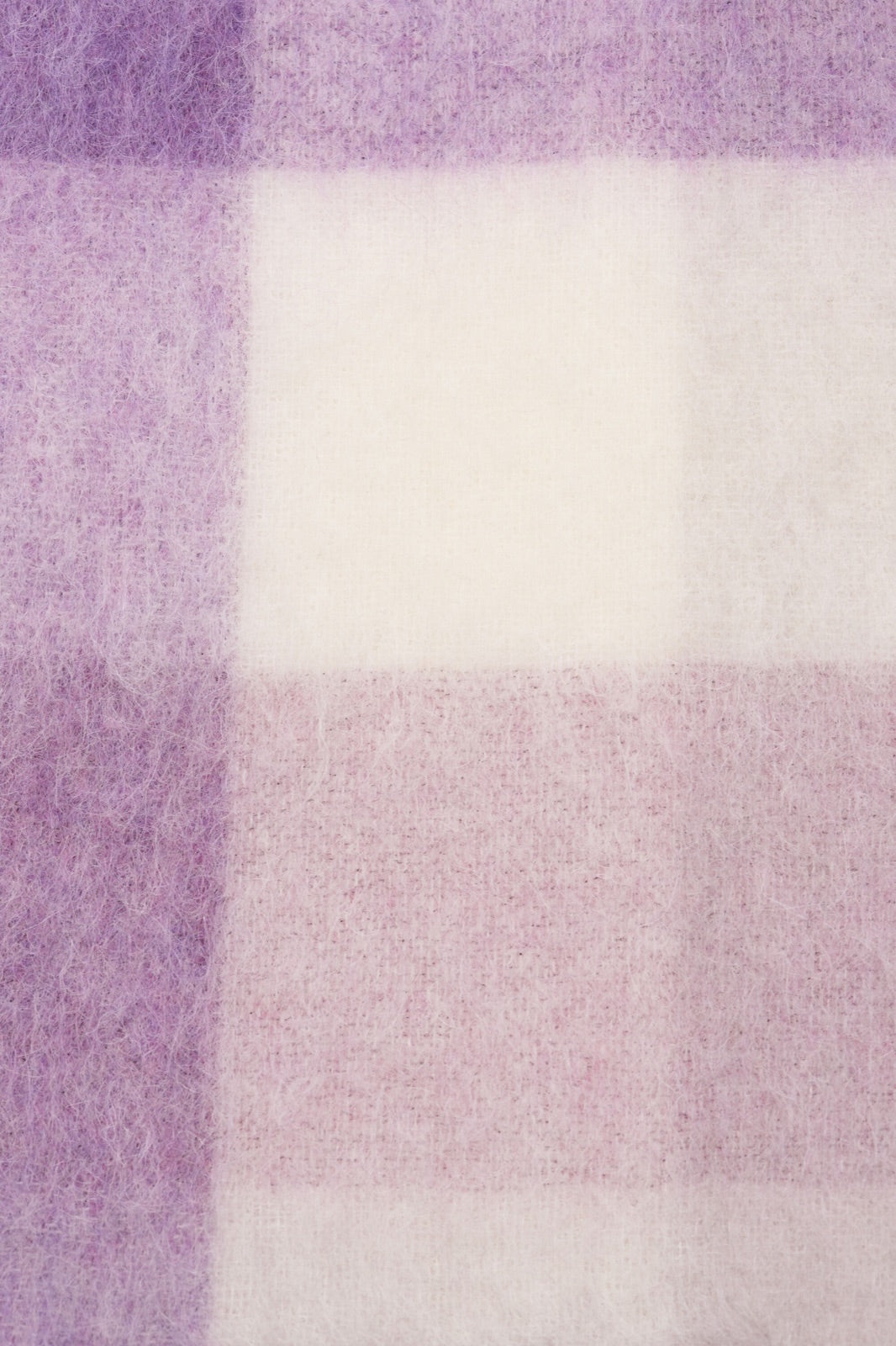 Acne Studios მოჰერის უჯრედიანი შარფი