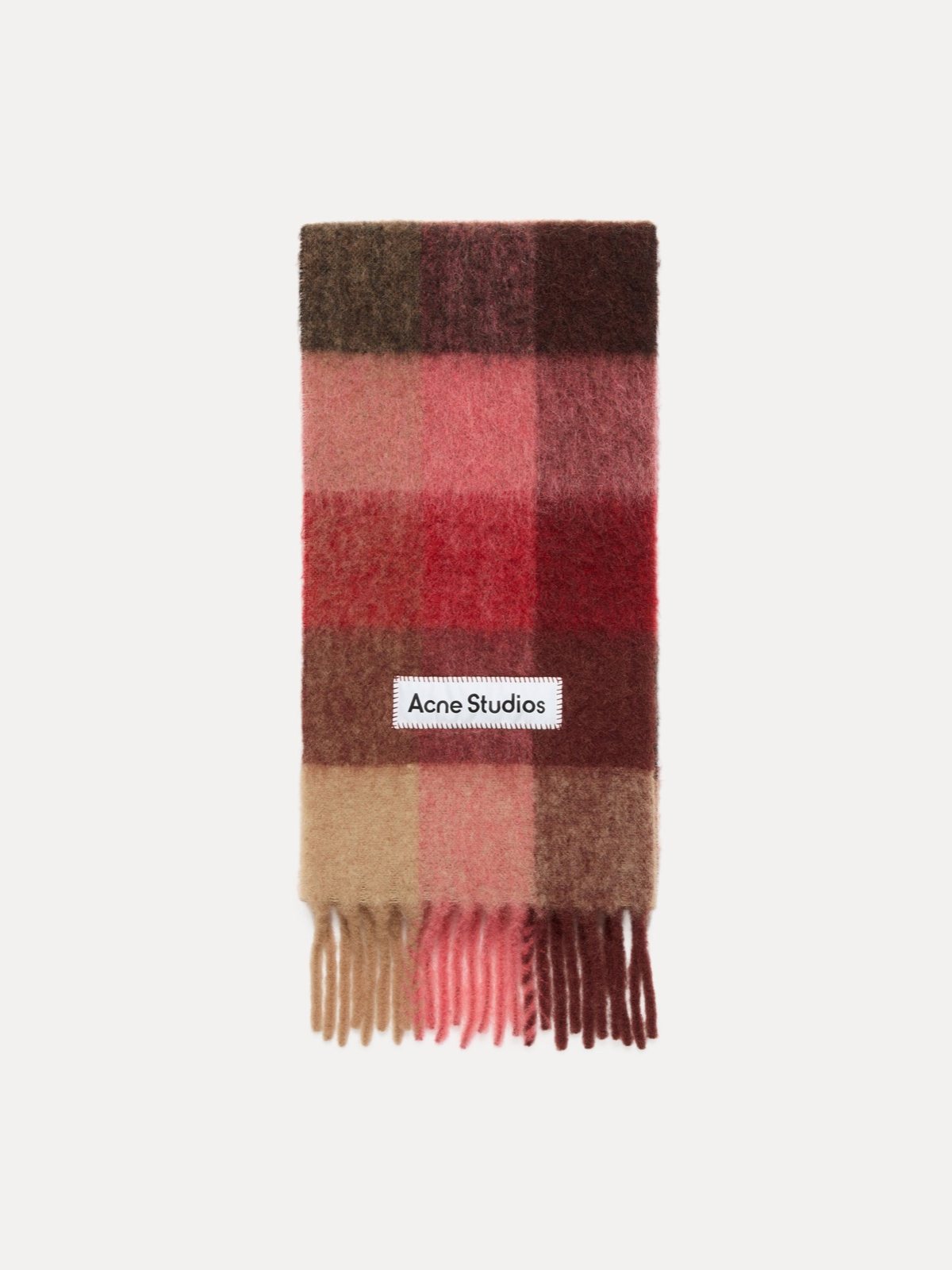 Acne Studios მოჰერის შარფი უჯრედით
