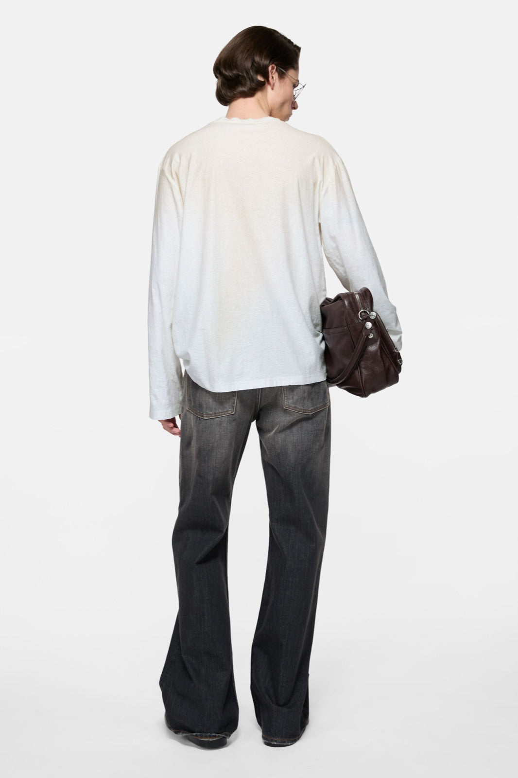 Acne Studios გრძელსახელოიანი მაისური 1996 ლოგოთი
