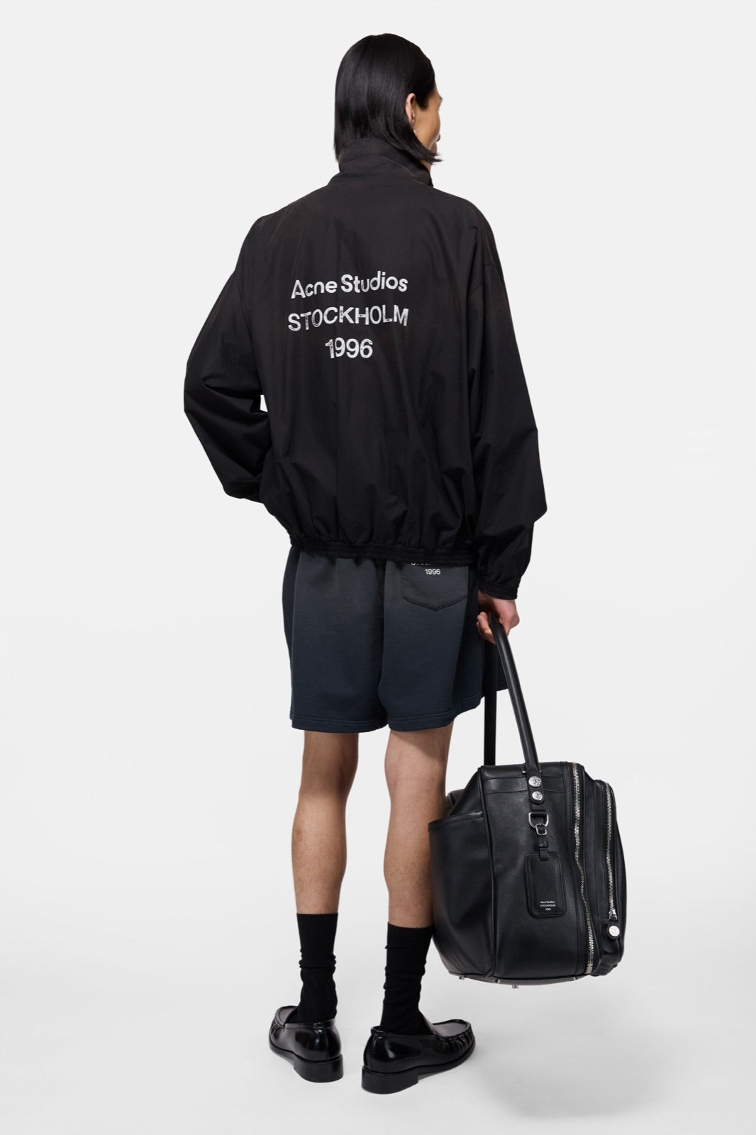 Acne Studios ბამბის ქურთუკი ლოგოთი