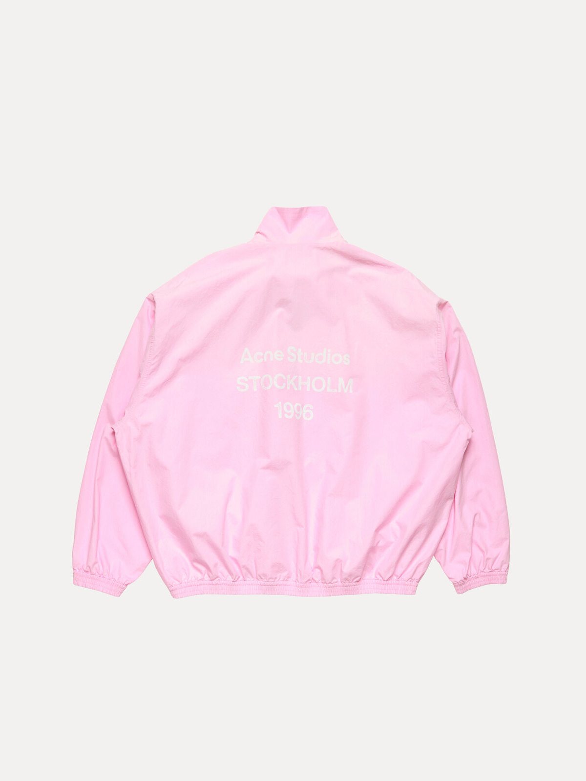 Acne Studios ქურთუკი ლოგოთი, ვარდისფერი