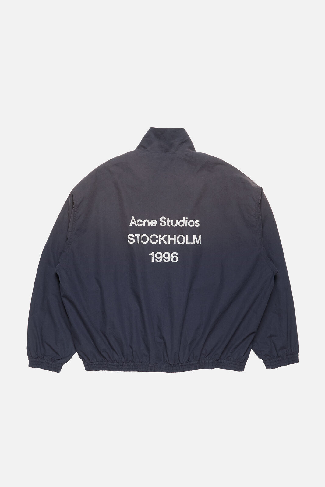 Acne Studios ქურთუკი ლოგოთი, მუქი ლურჯი