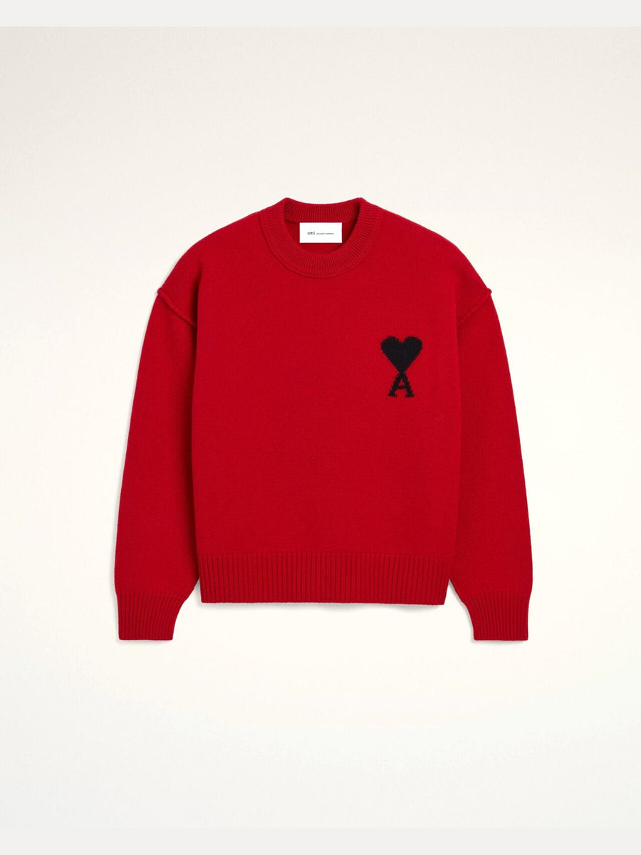 Ami de Coeur Crewneck Wool Sweater