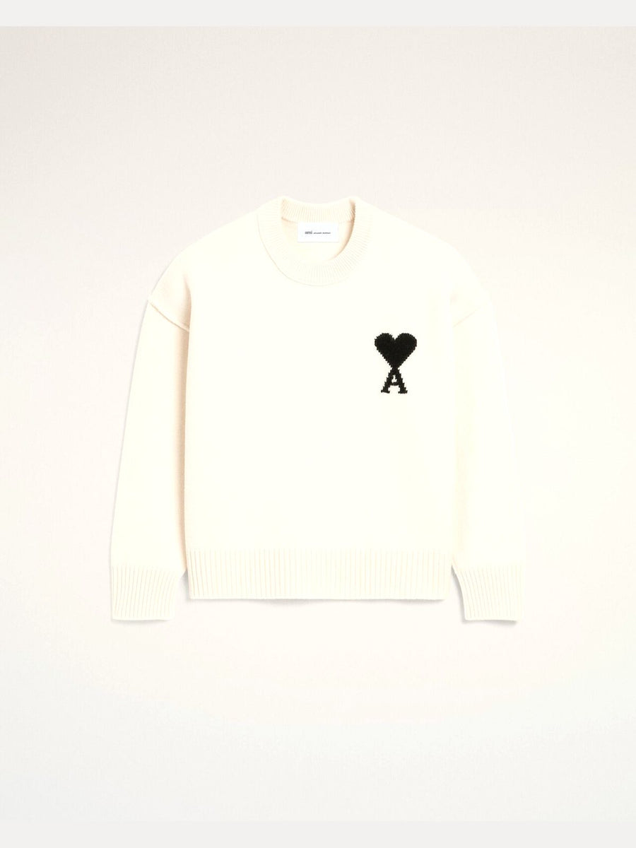 Ami de Coeur Crewneck Wool Sweater