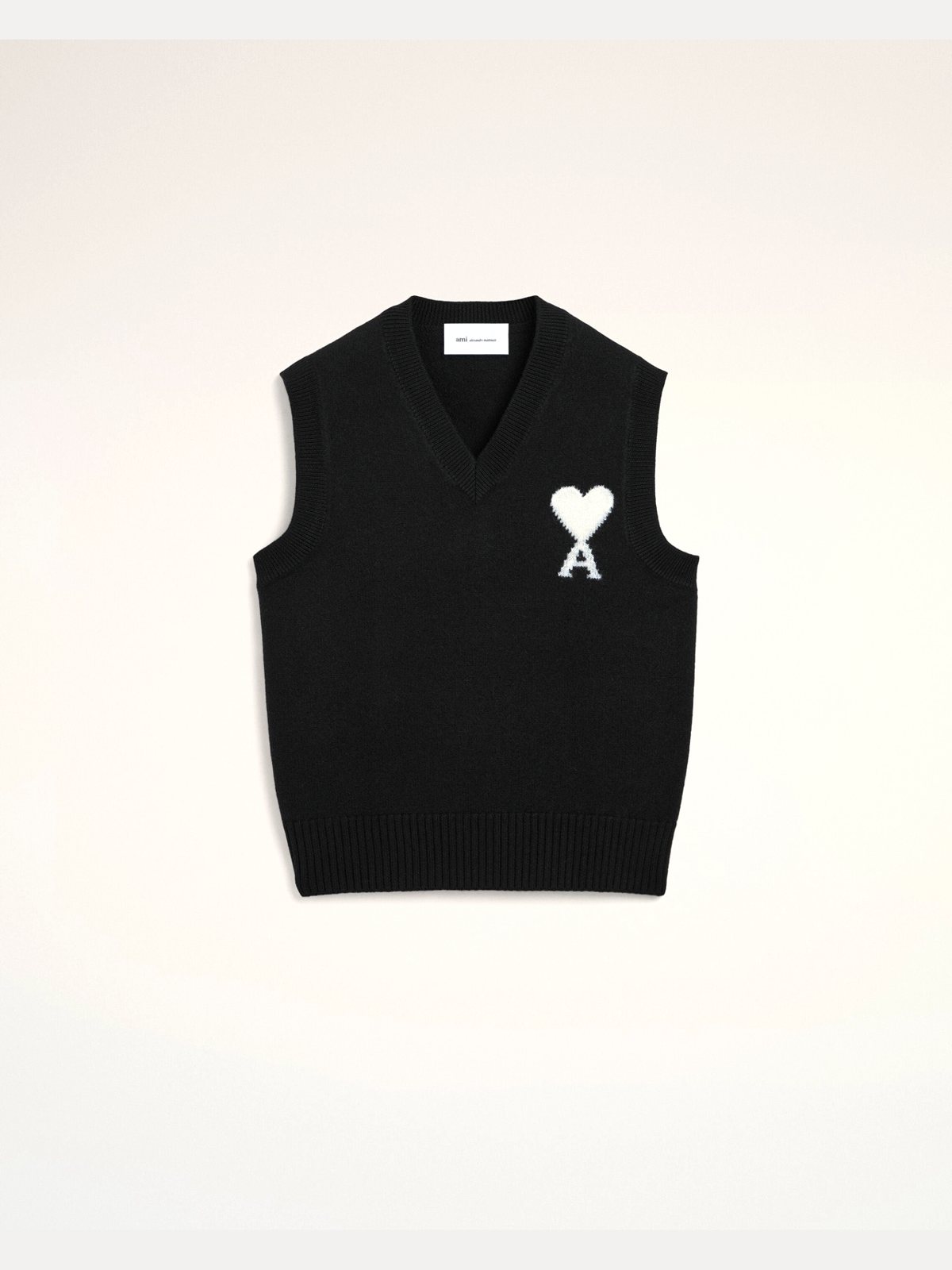 AMI Paris მატყლის ჟილეტი Ami de Coeur