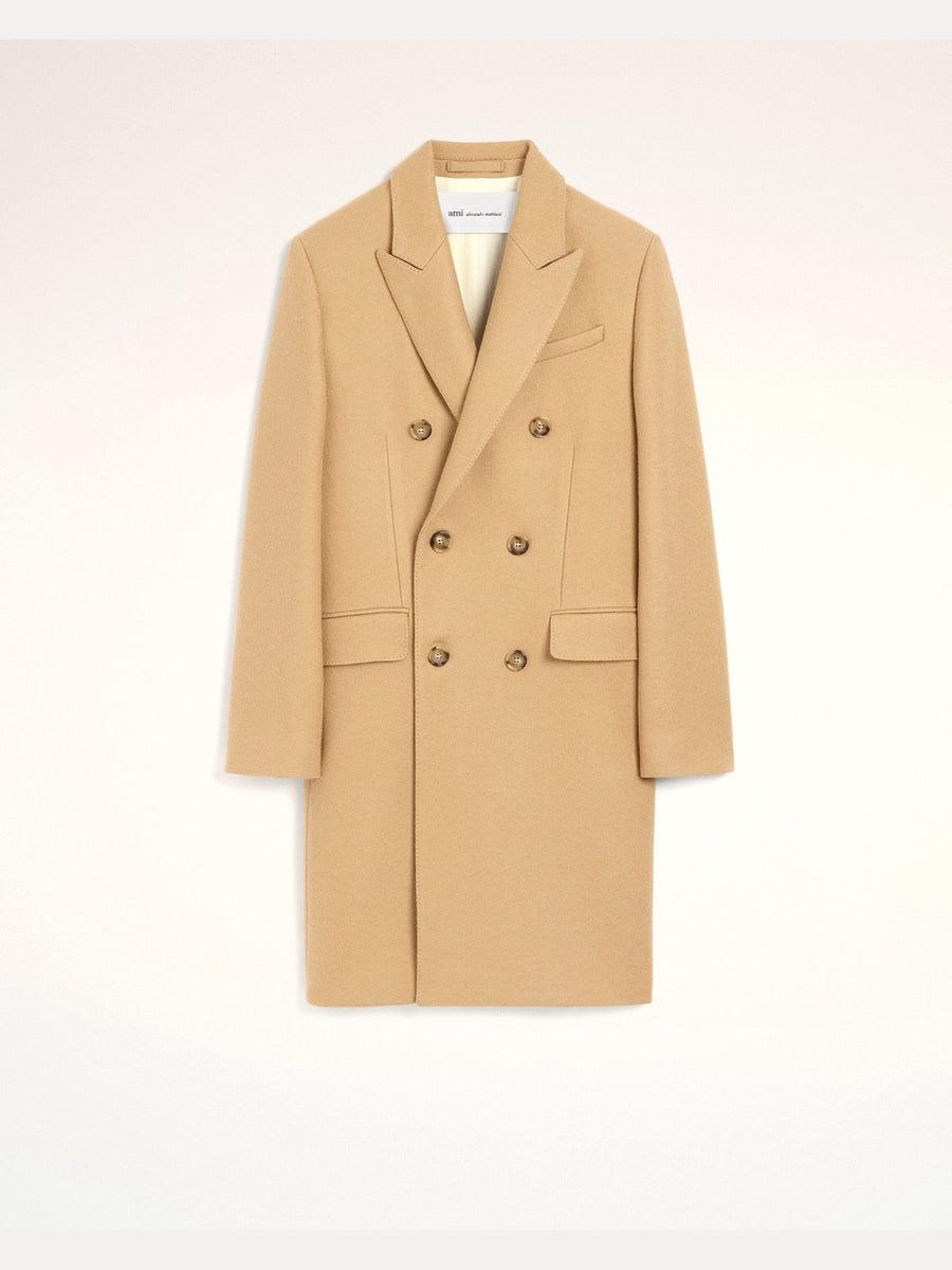 Double-Breasted Wool Coat