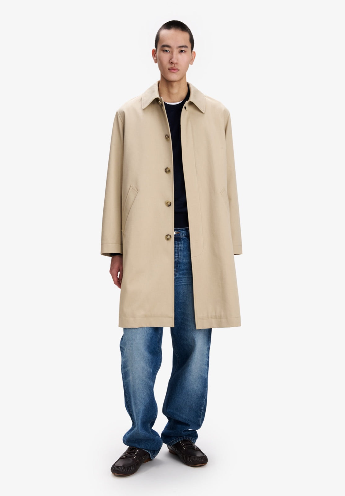 A.P.C. გაბარდინის პალტო