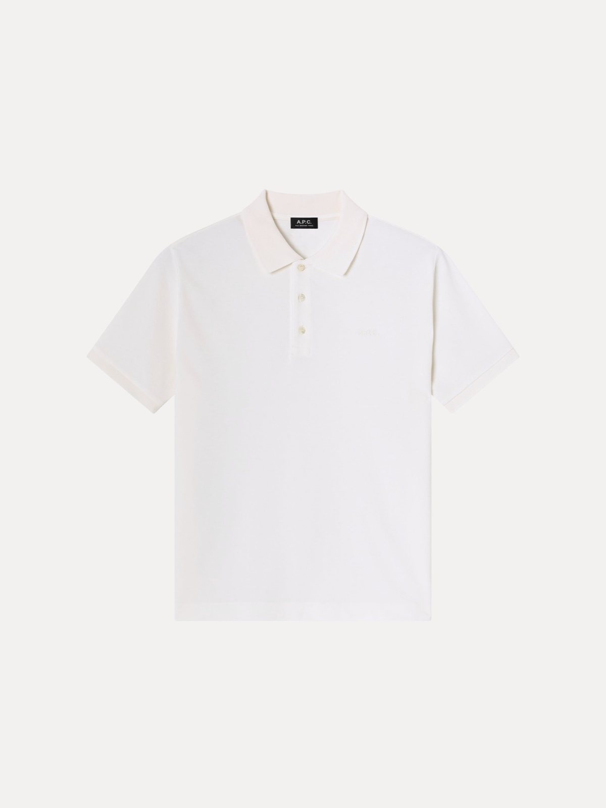 A.P.C. თეთრი პოლო