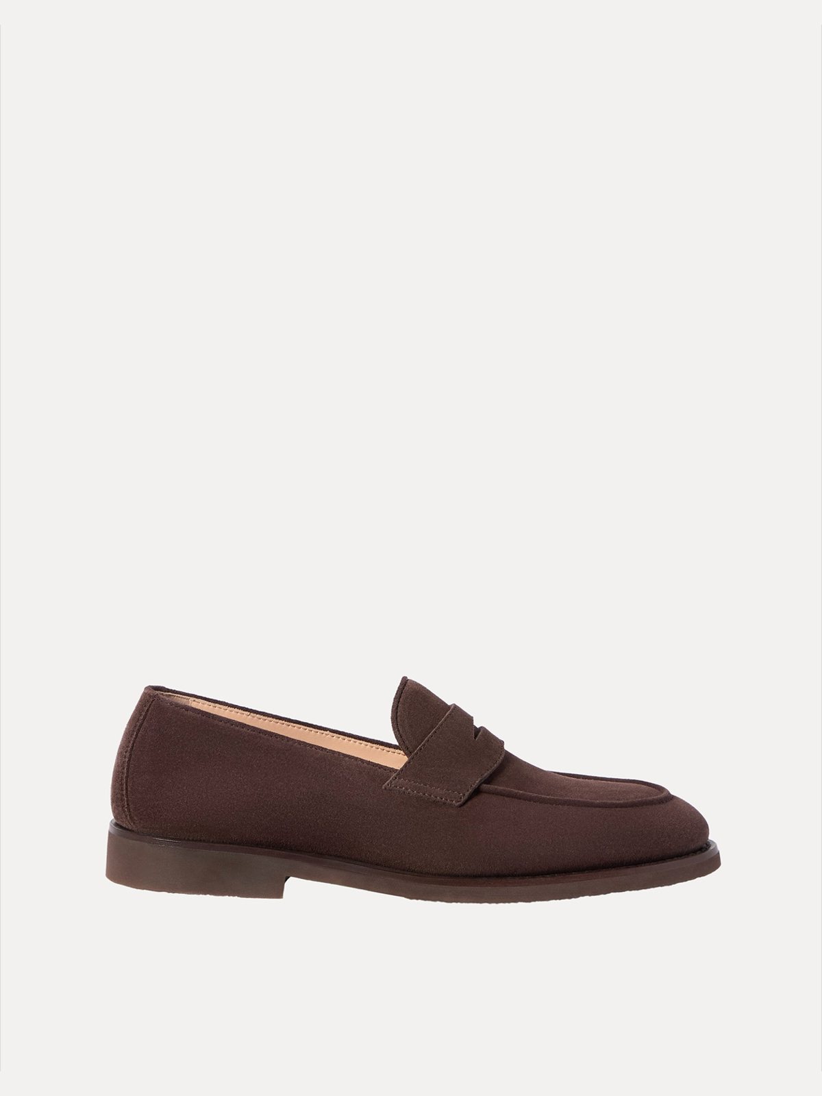 Brunello Cucinelli ზამშის ლოფერები