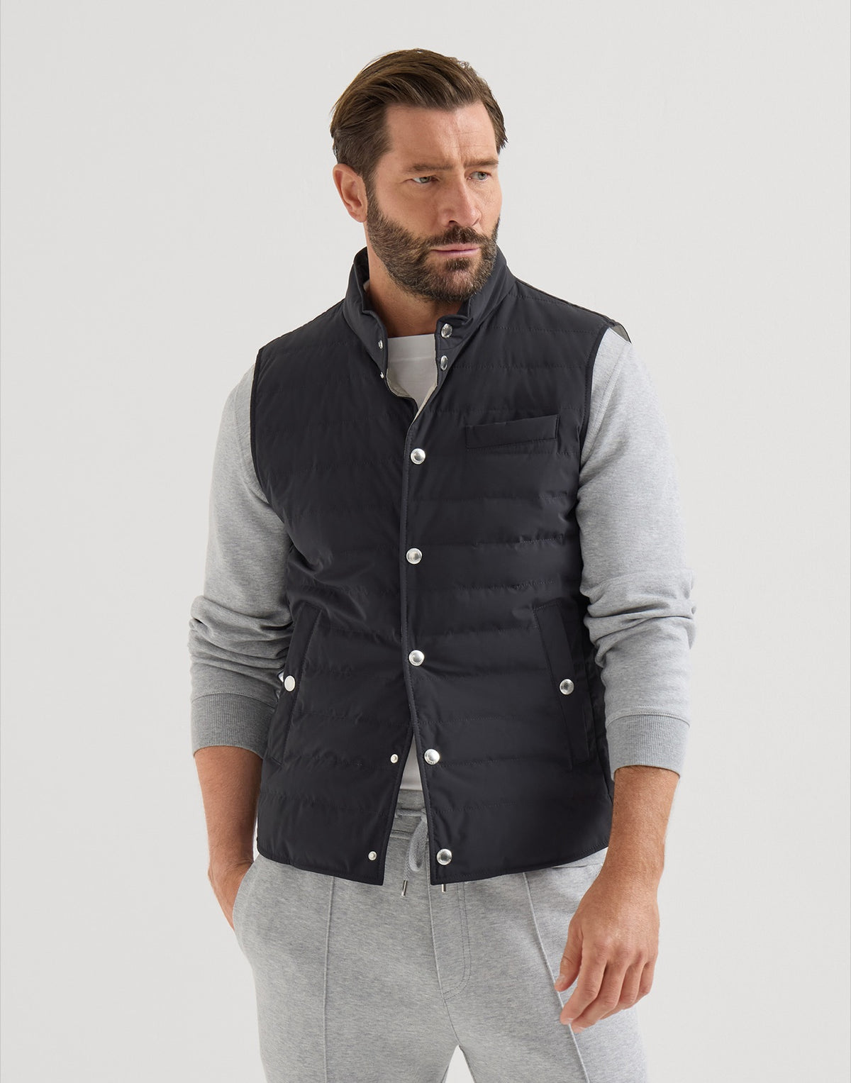 Brunello Cucinelli ღინღლის ჟილეტი