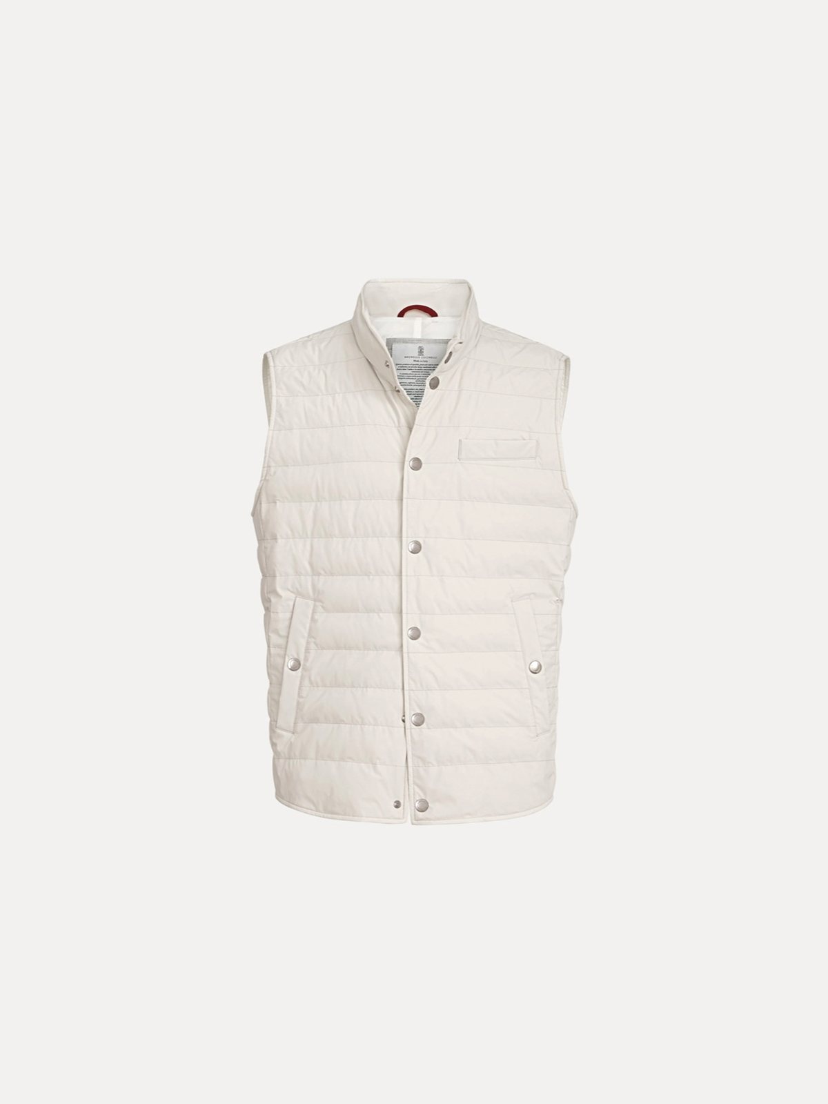 Brunello Cucinelli ღინღლის ჟილეტი ტაფტისგან