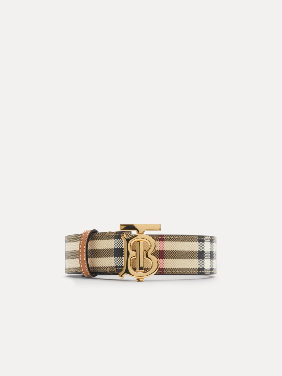 Burberry ქამარი Burberry-ს უჯრედით TB