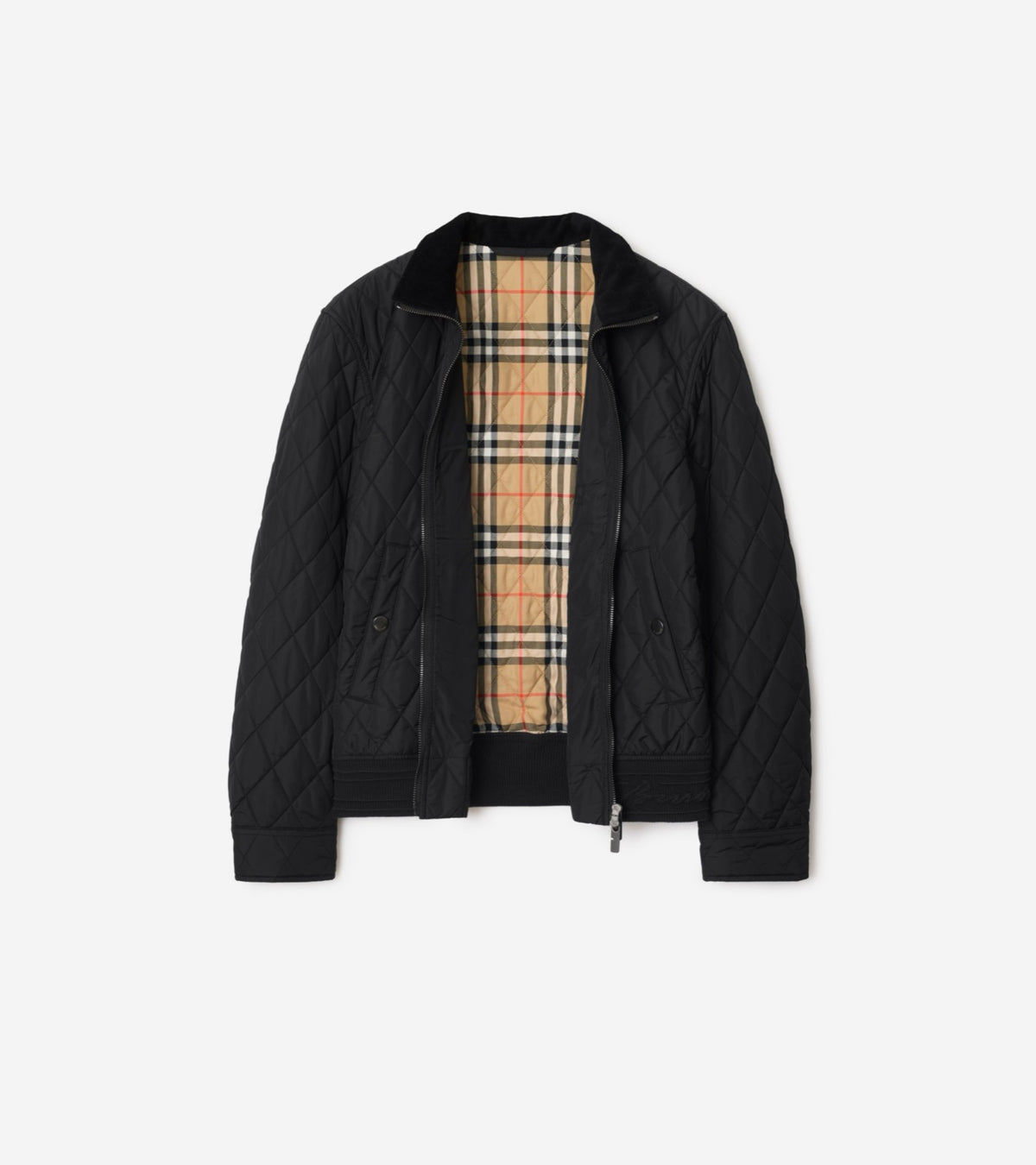 Burberry სტეპირებული ნეილონის ქურთუკი