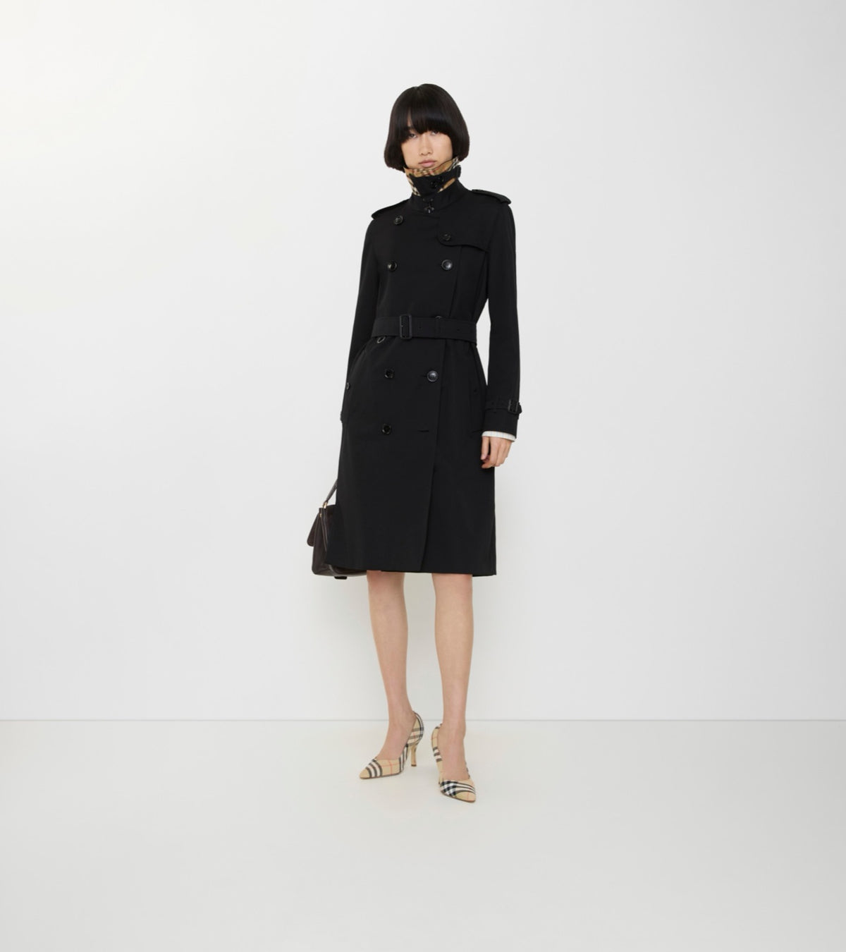 Burberry გრძელი ტრენჩი Kensington Heritage