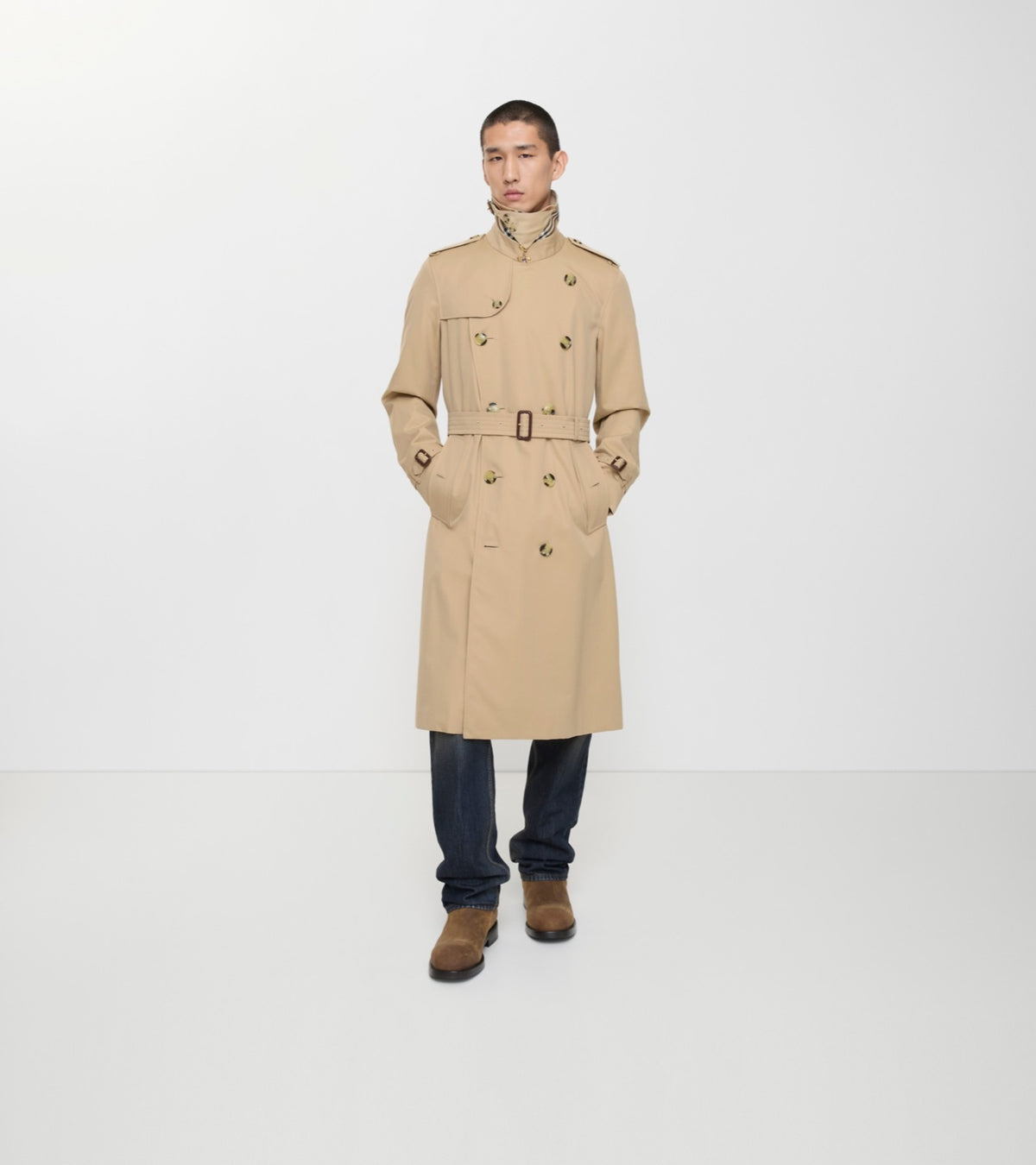 Burberry გრძელი ტრენჩი Kensington