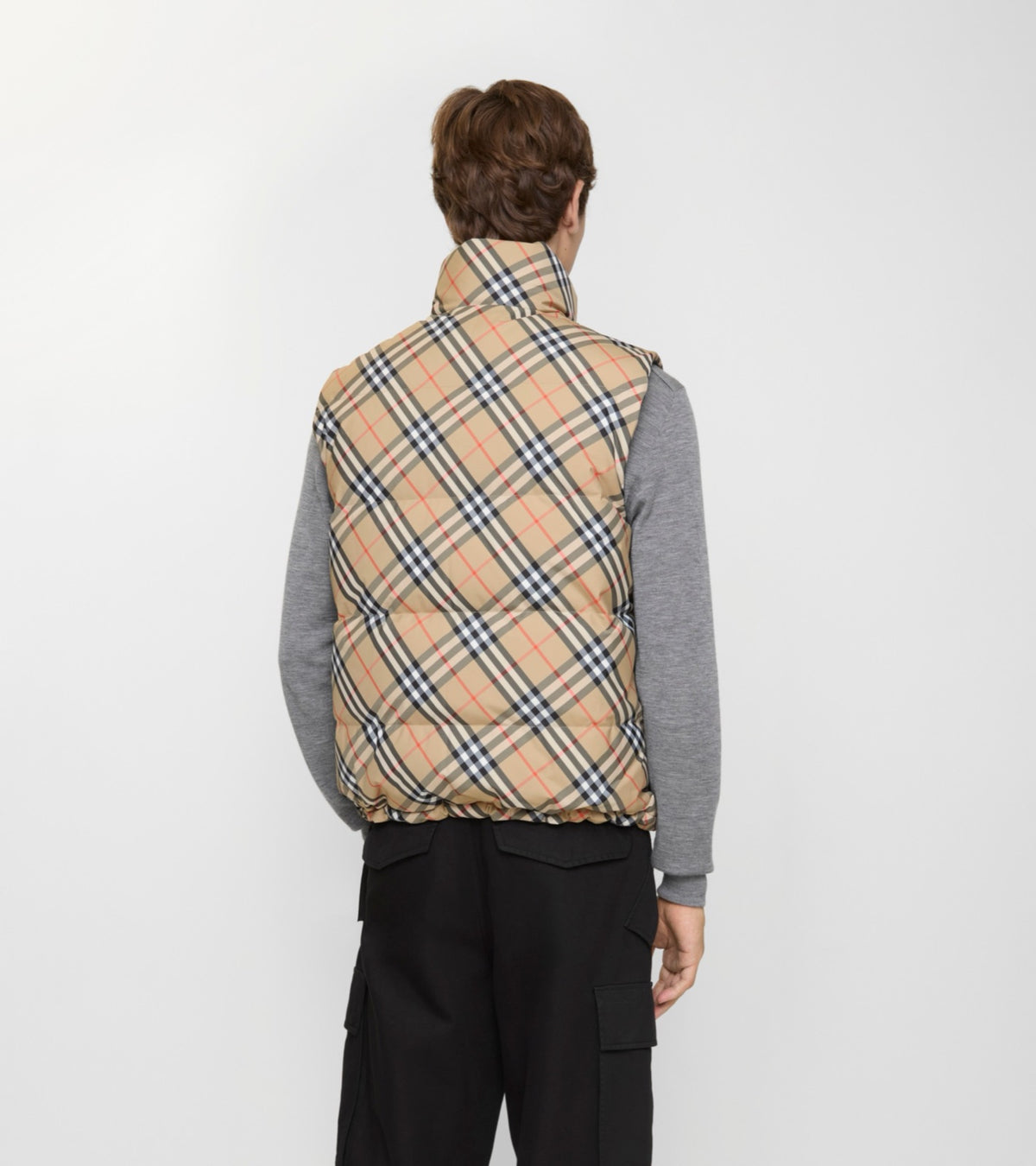 Burberry ორმხრივი ღინღლის ჟილეტი