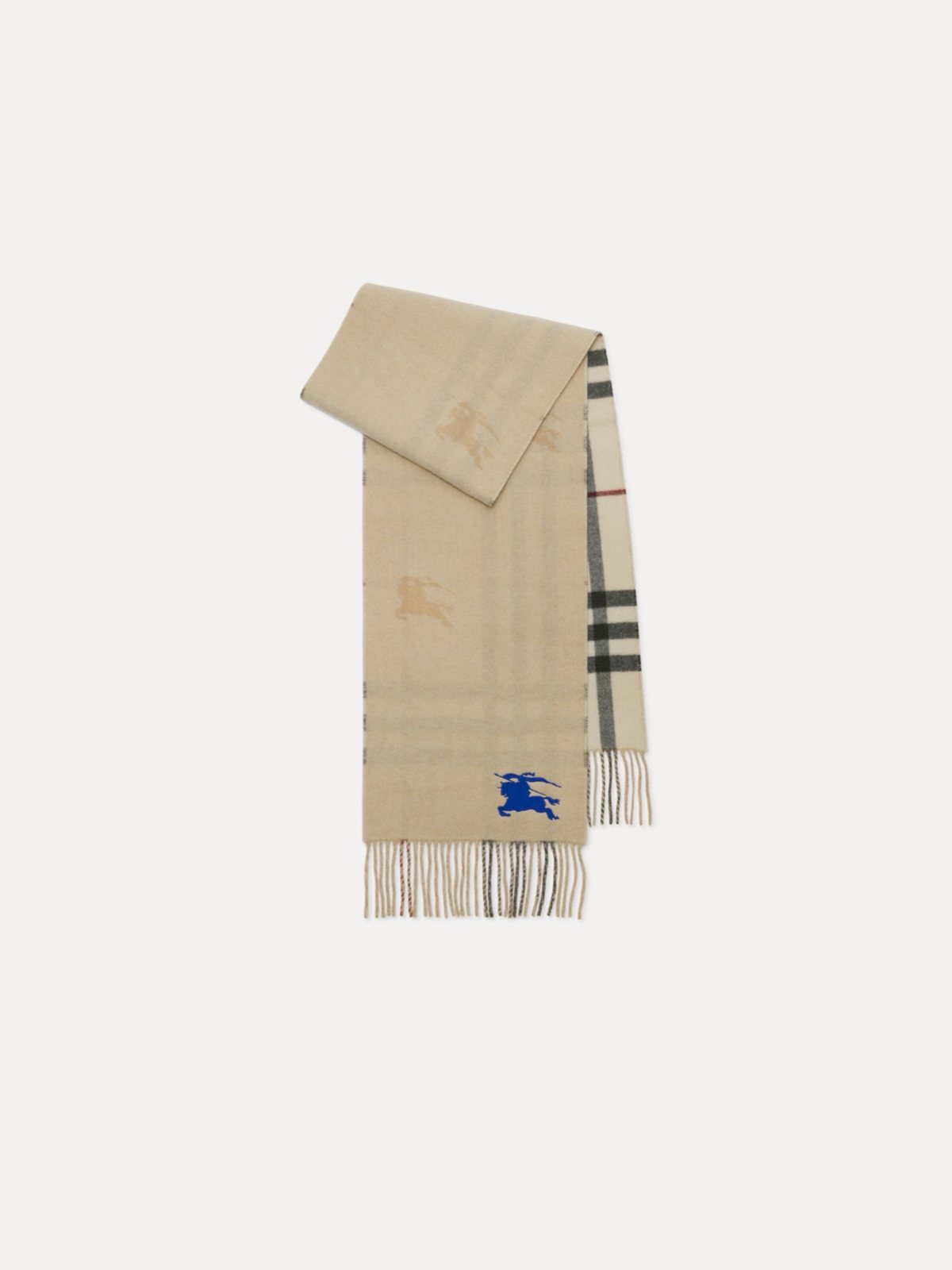 Burberry ორმხრივი ქაშმირის შარფი