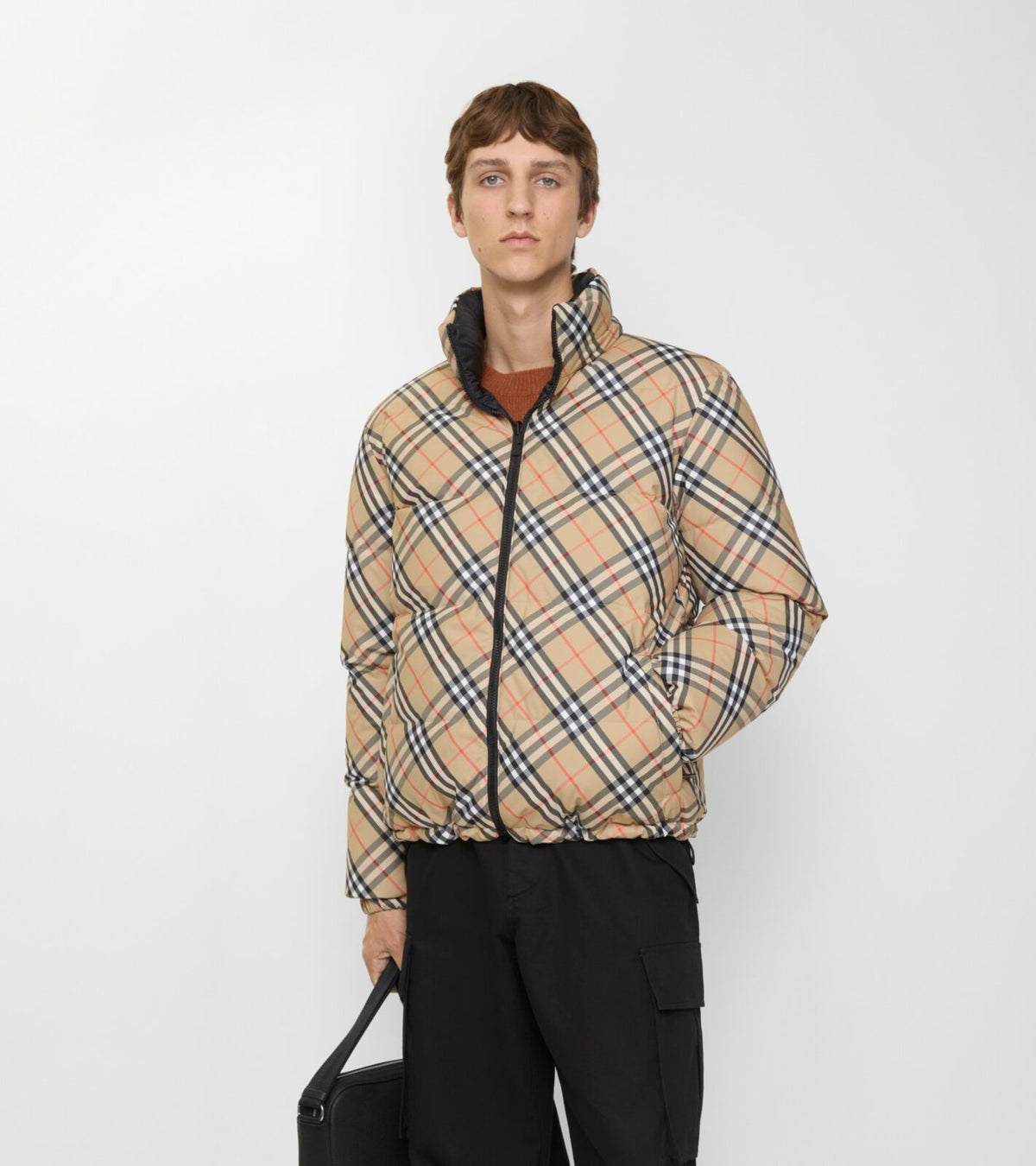 Burberry ორმხრივი ღინღლის ქურთუკი Snowdon