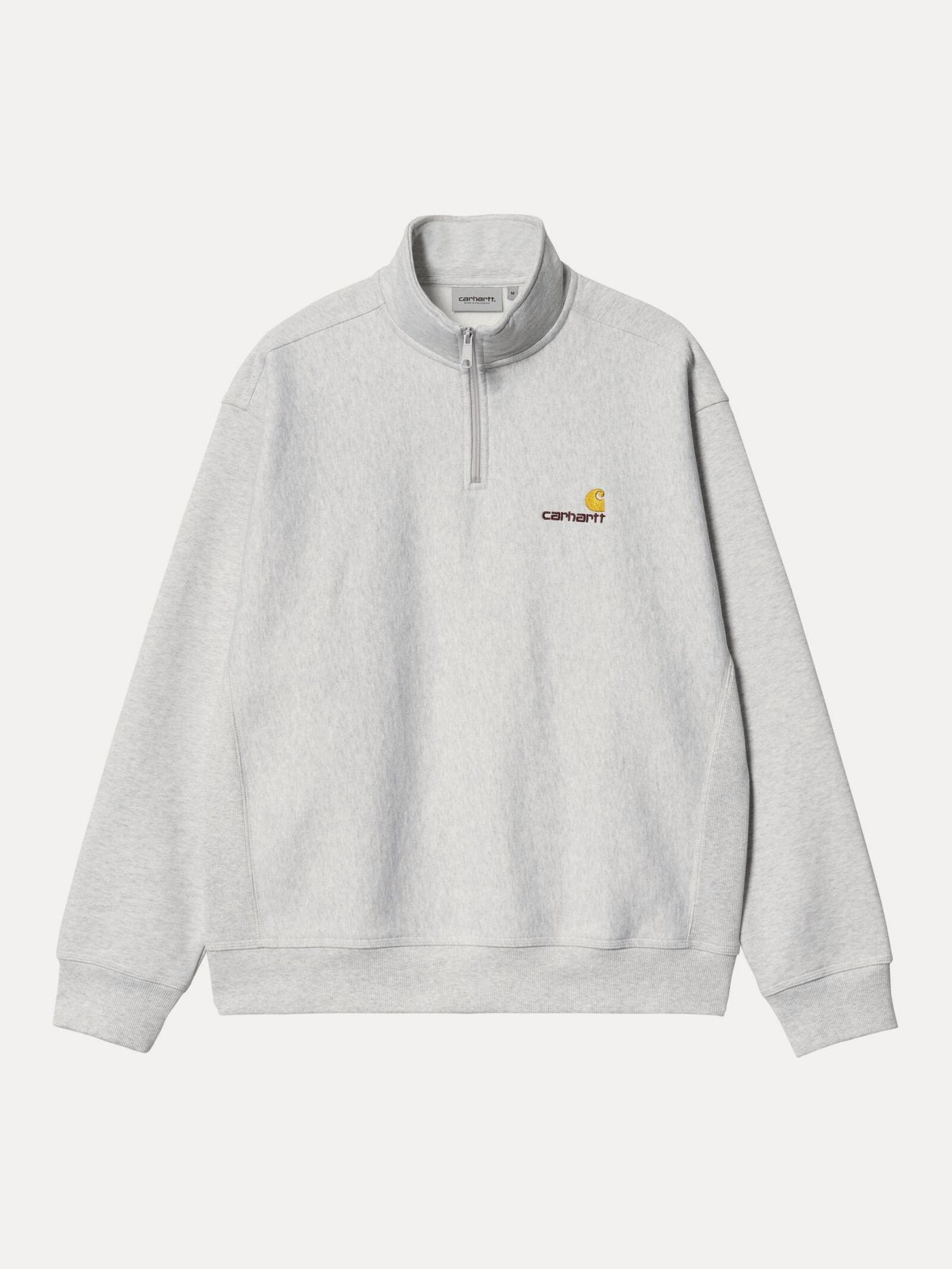 Carhartt WIP სვიტშოტი ნახევარი ელვით American Script