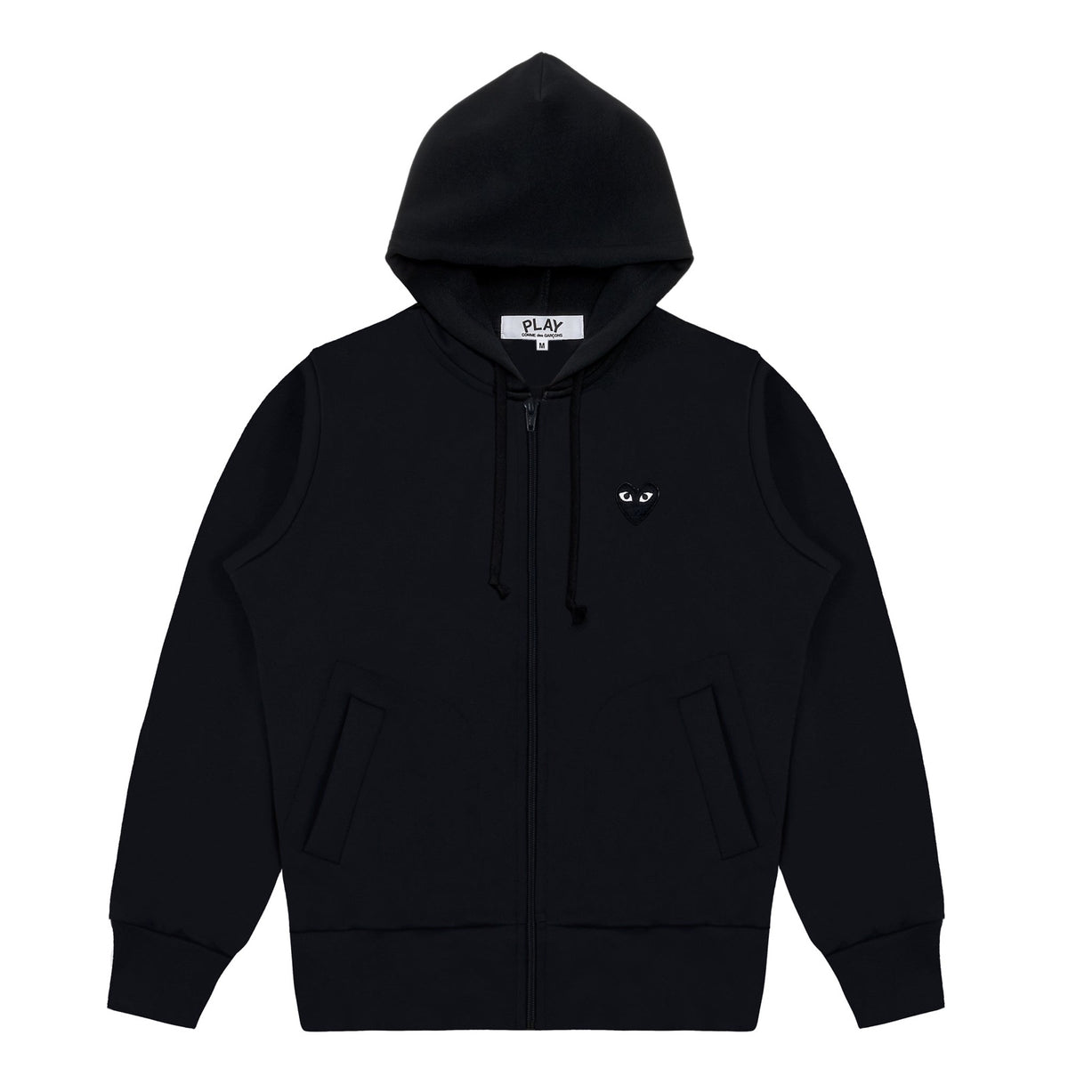 Comme des Garçons ელვიანი კაპიუშონიანი სვიტშოტი PLAY