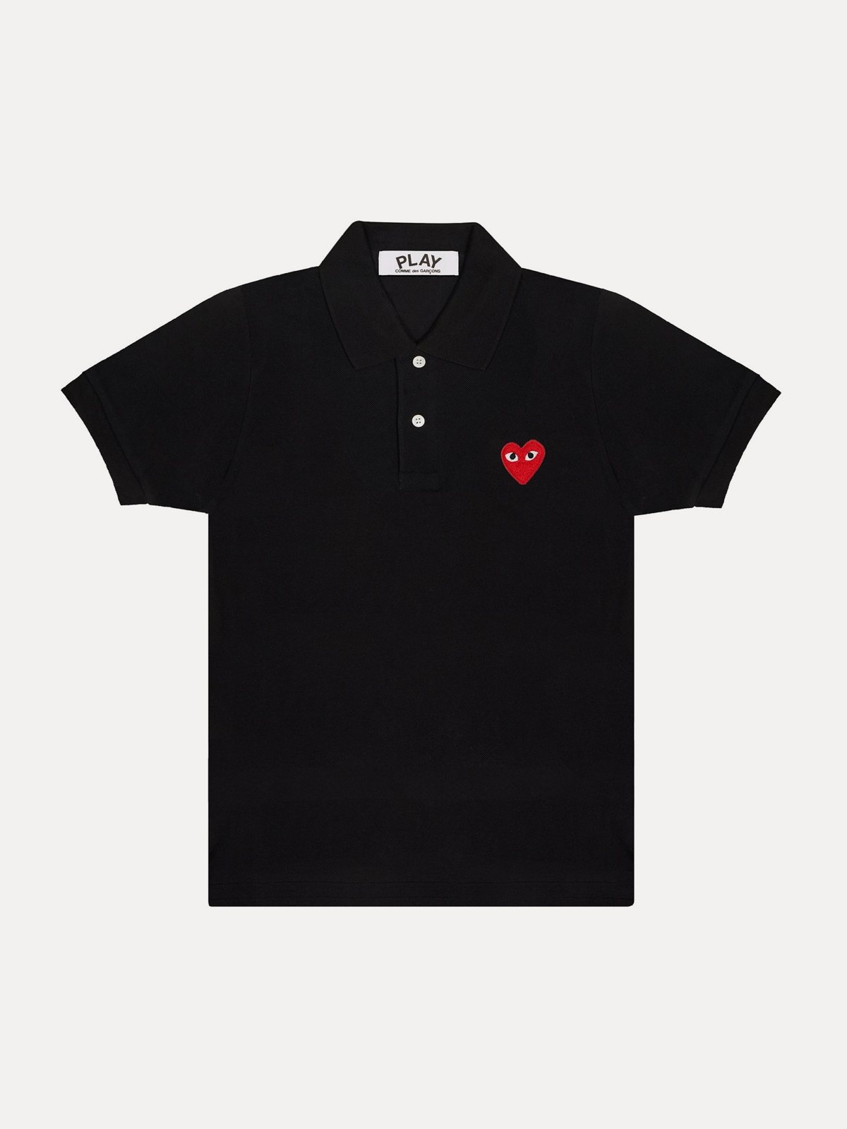 Comme des Garçons პოლო წითელი გულით