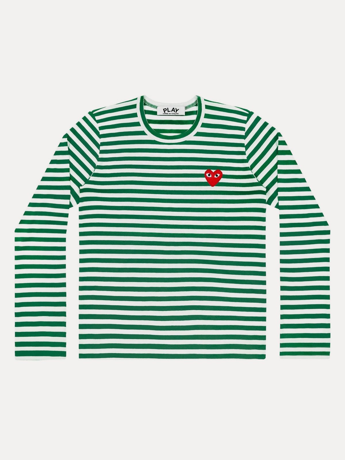 Comme des Garçons ზოლიანი გრძელსახელოიანი მაისური