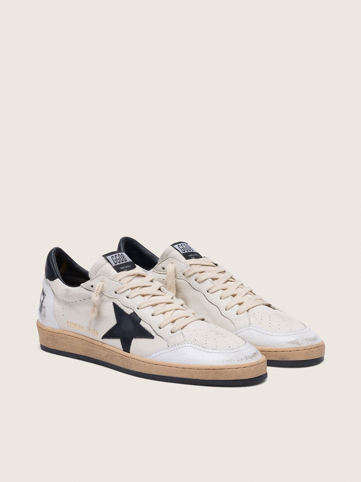 Golden Goose ტყავის კედები Ball Star