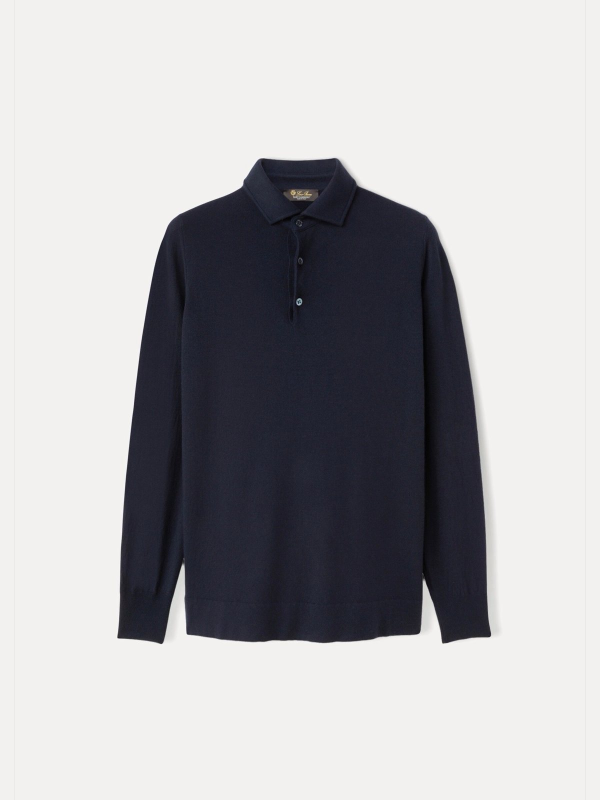 Loro Piana ქაშმირის პოლო გრძელი სახელოთი
