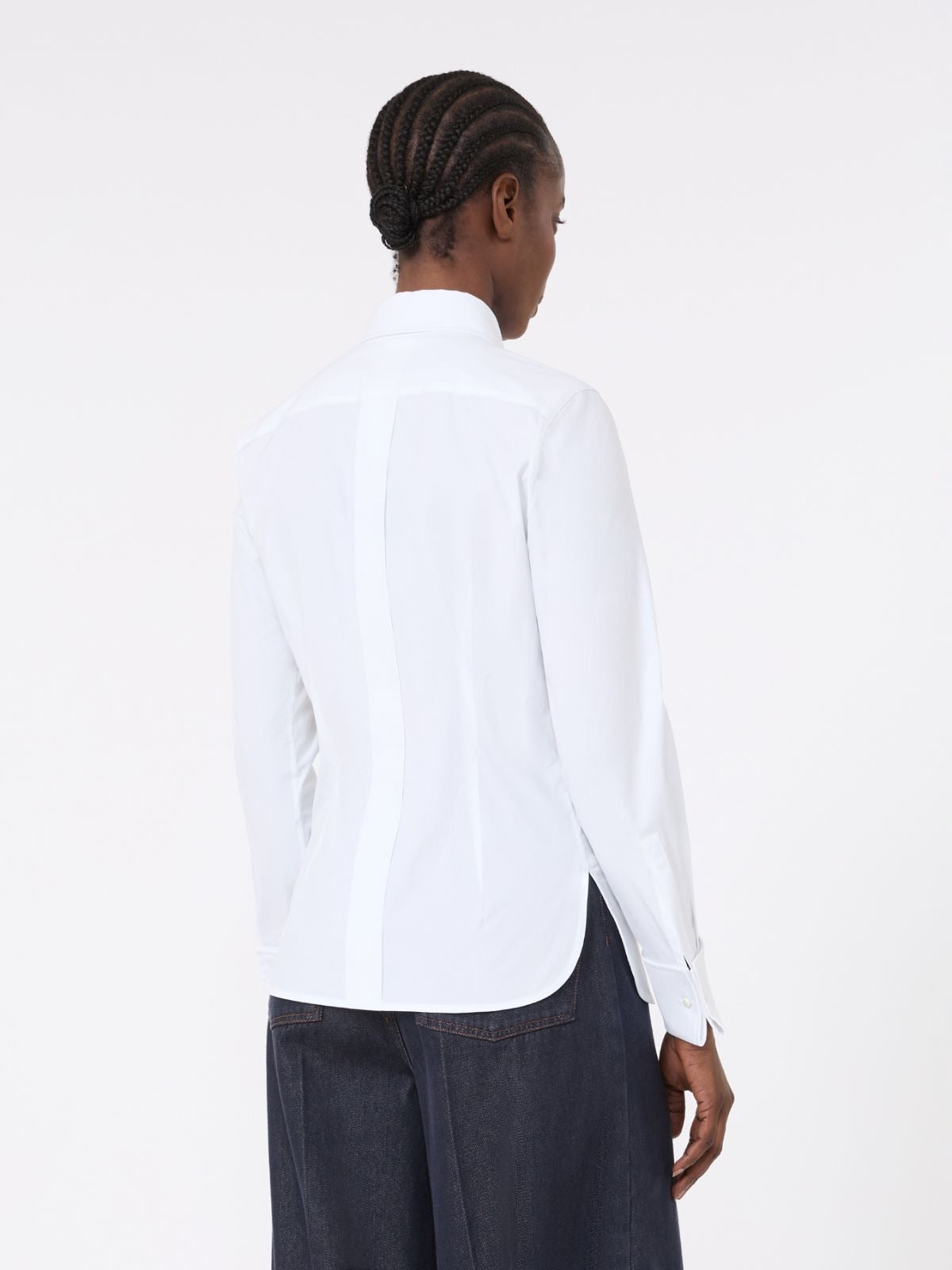Max Mara ბამბის პერანგი ლოგოთი