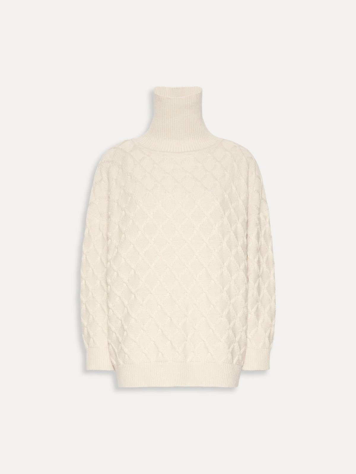 Max Mara რომბისებური ნაქსოვის სვიტერი