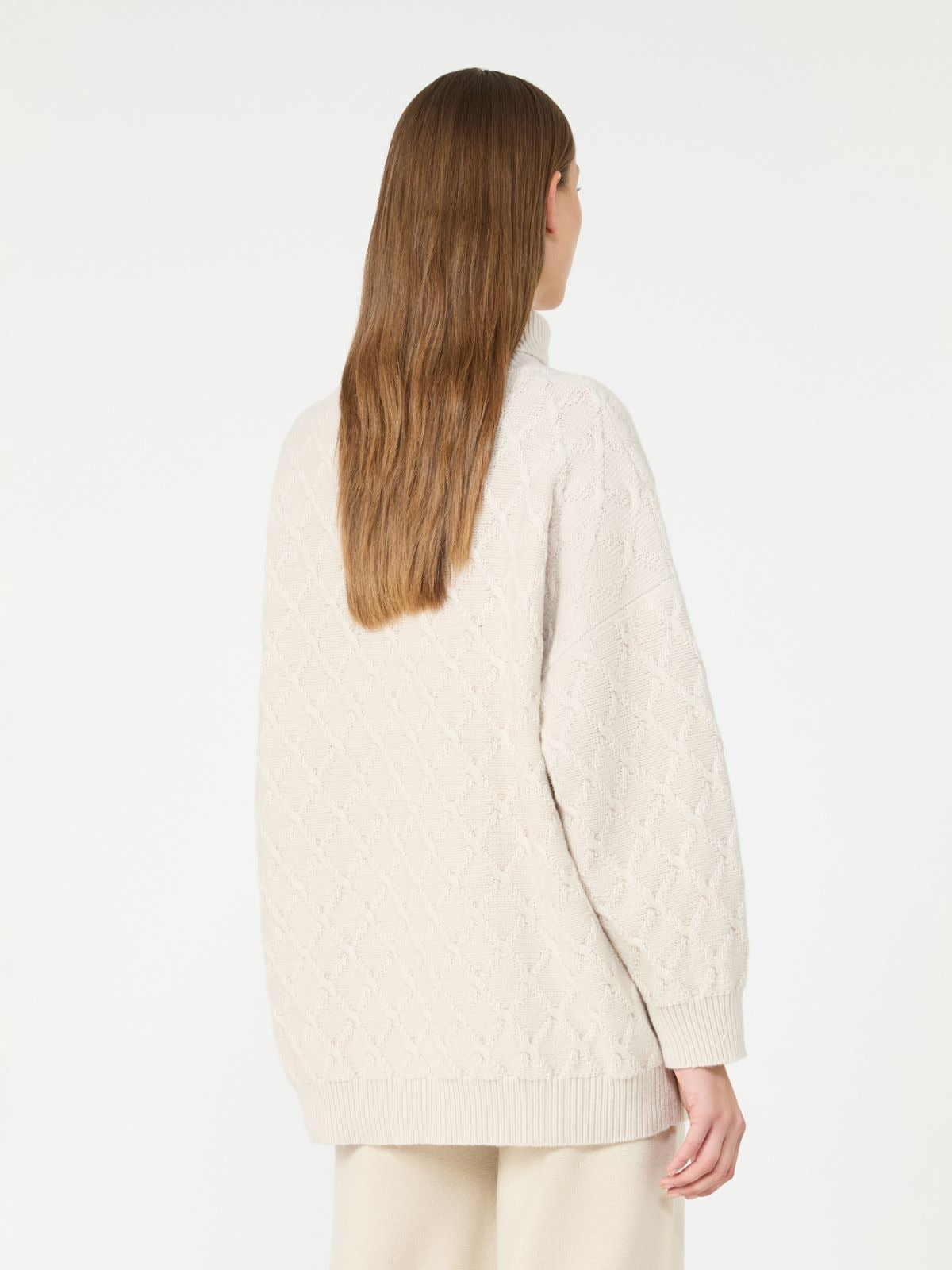 Max Mara რომბისებური ნაქსოვის სვიტერი