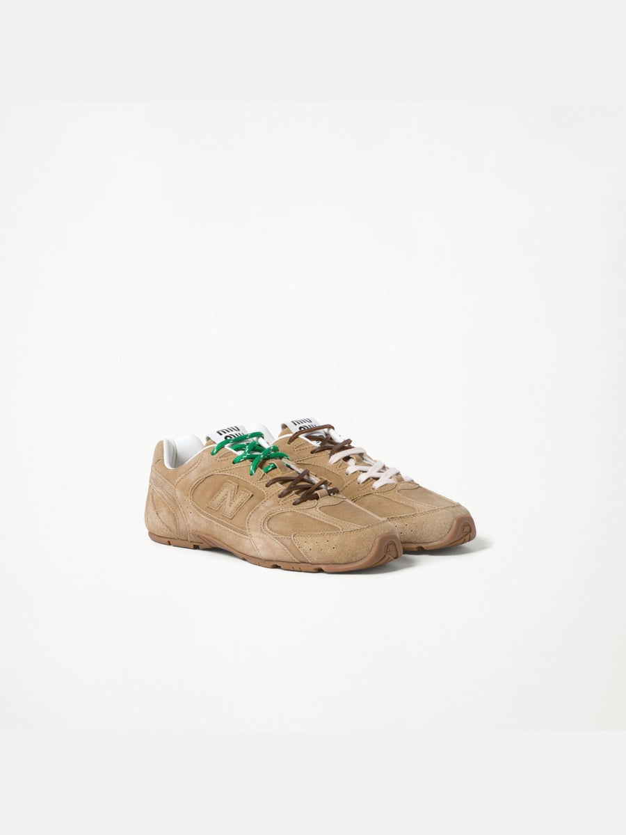 New Balance x Miu Miu 530 SL Suede Sneakers