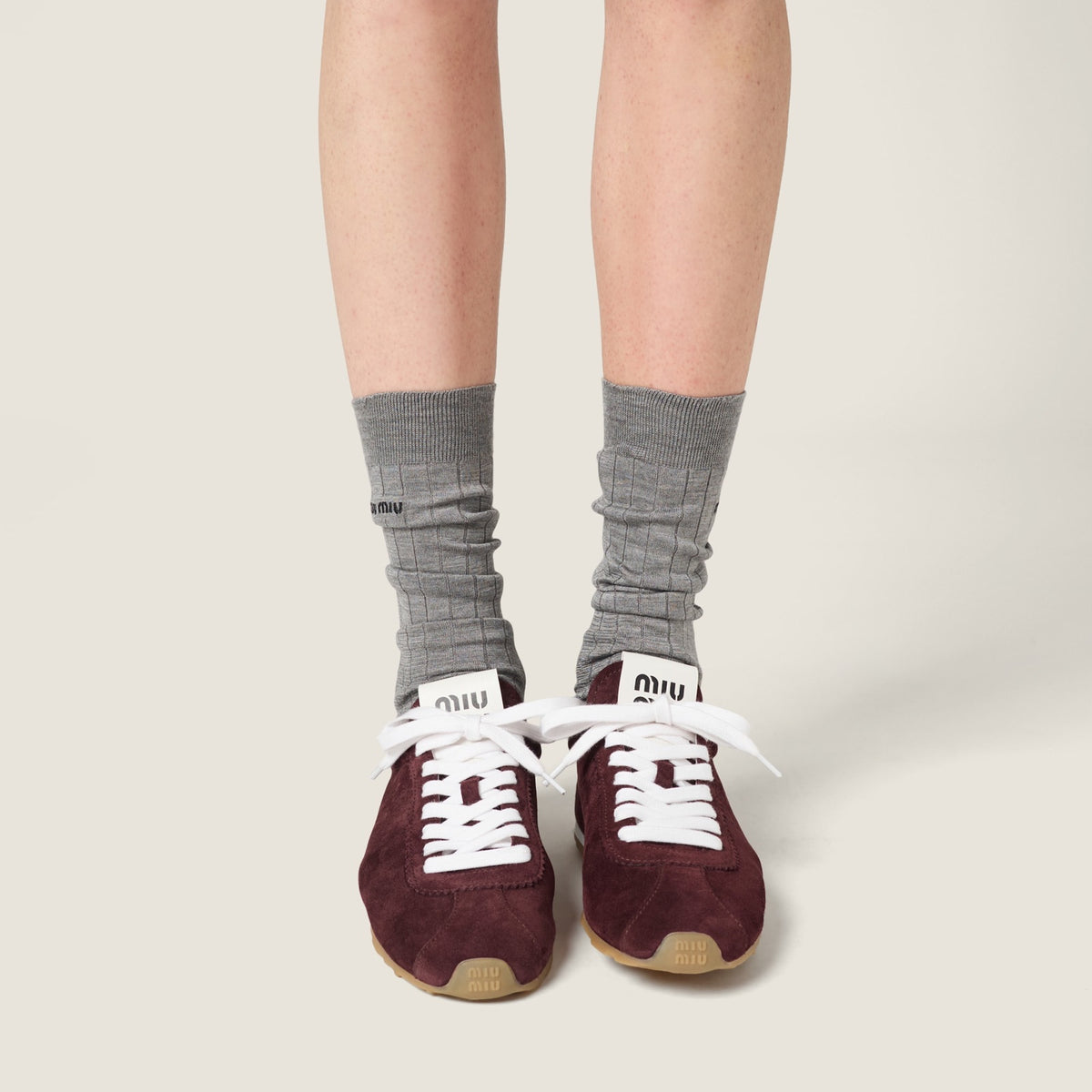 Miu Miu ზამშის კედები Plume