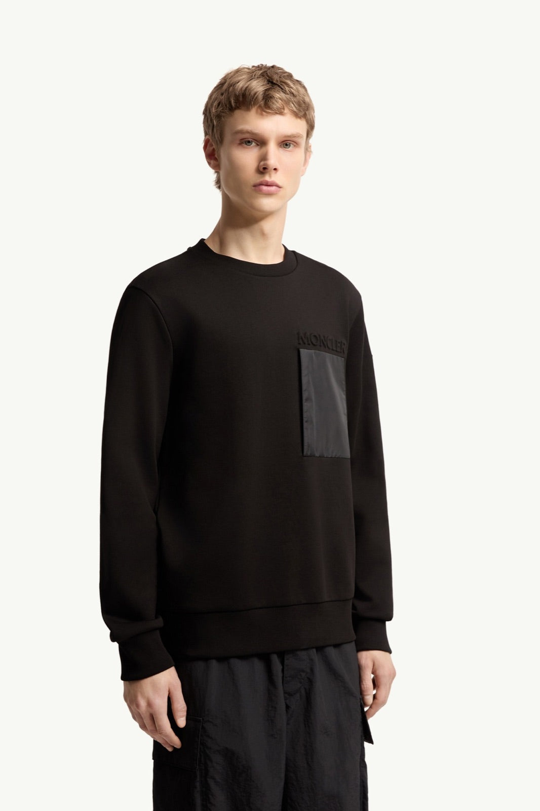 Moncler ბამბის სვიტშოტი ჯიბით