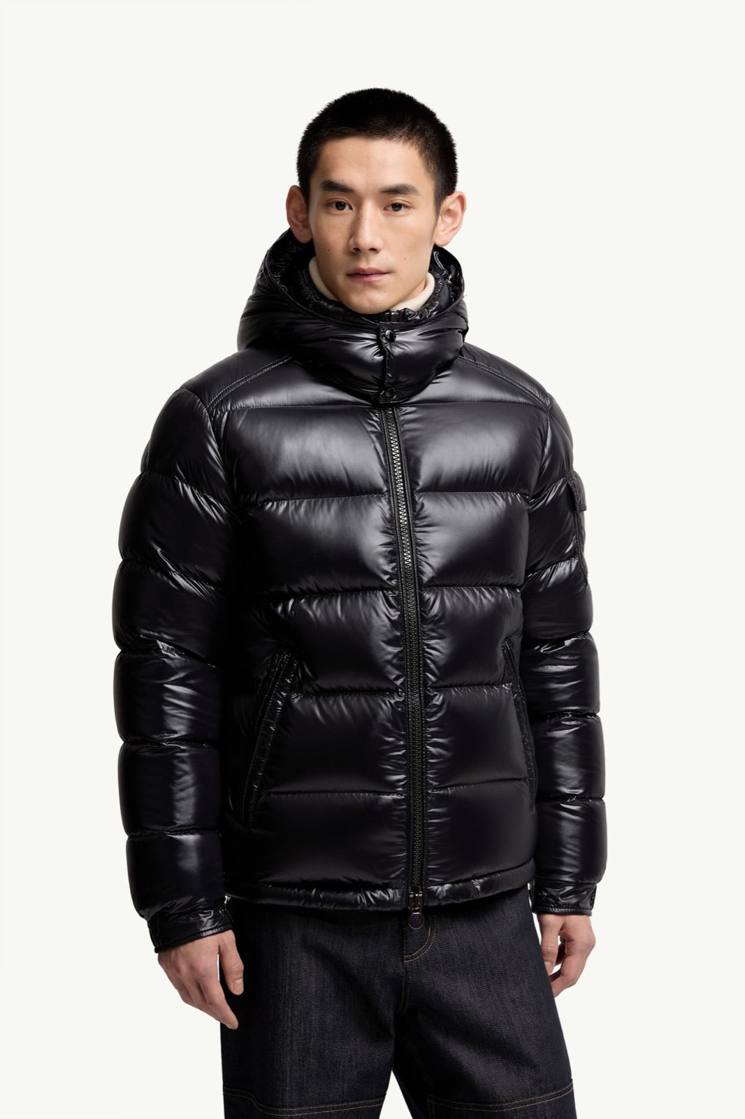 Moncler მოკლე ღინღლის ქურთუკი Maya