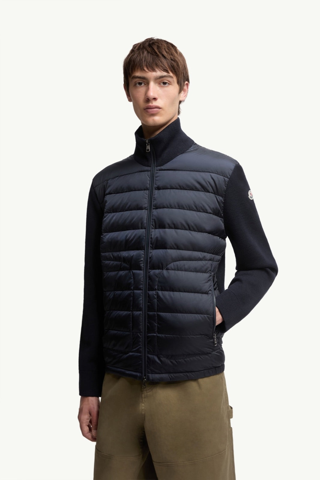 Moncler ნაქსოვი კარდიგანი ღინღლით