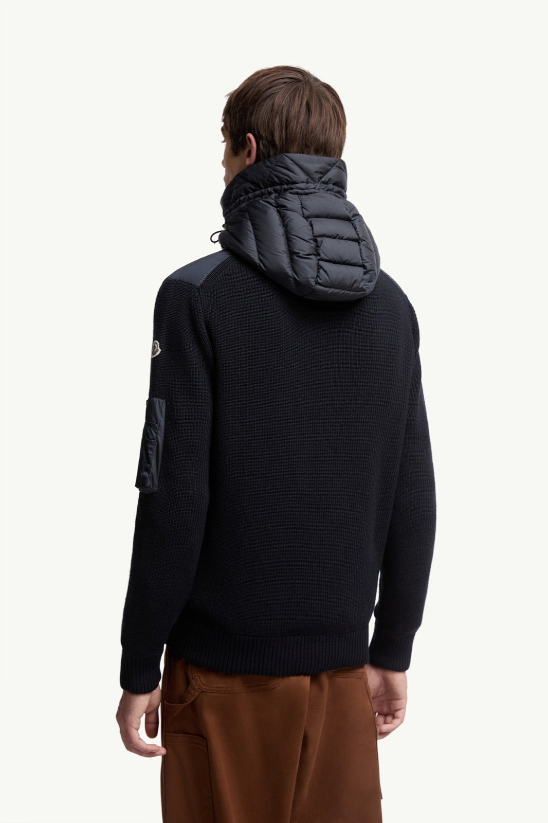 Moncler ღინღლის კარდიგანი კაპიუშონით